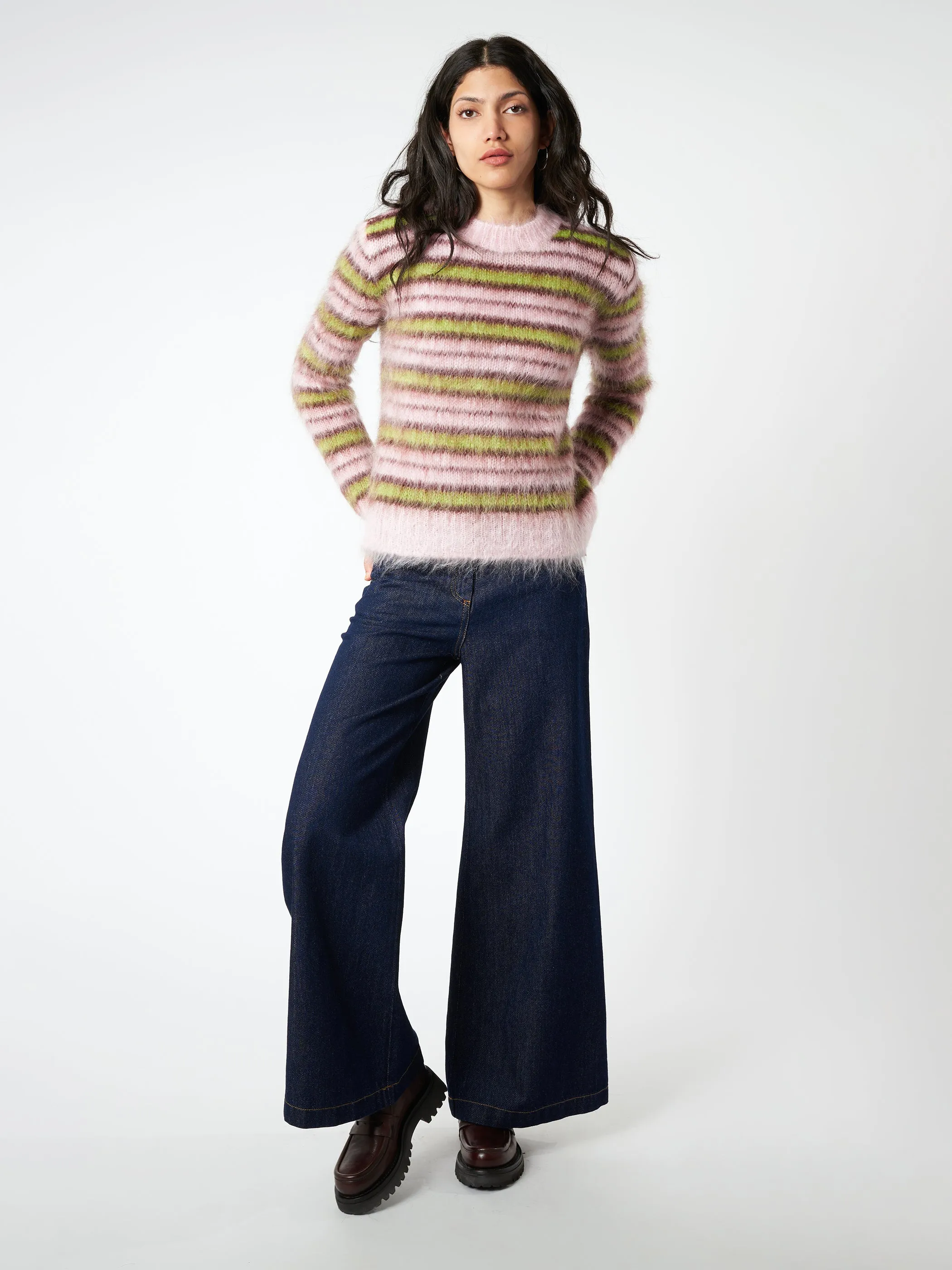 Striped Mohair And Wool Sweater sold by gravitypope product image thumbnail 2