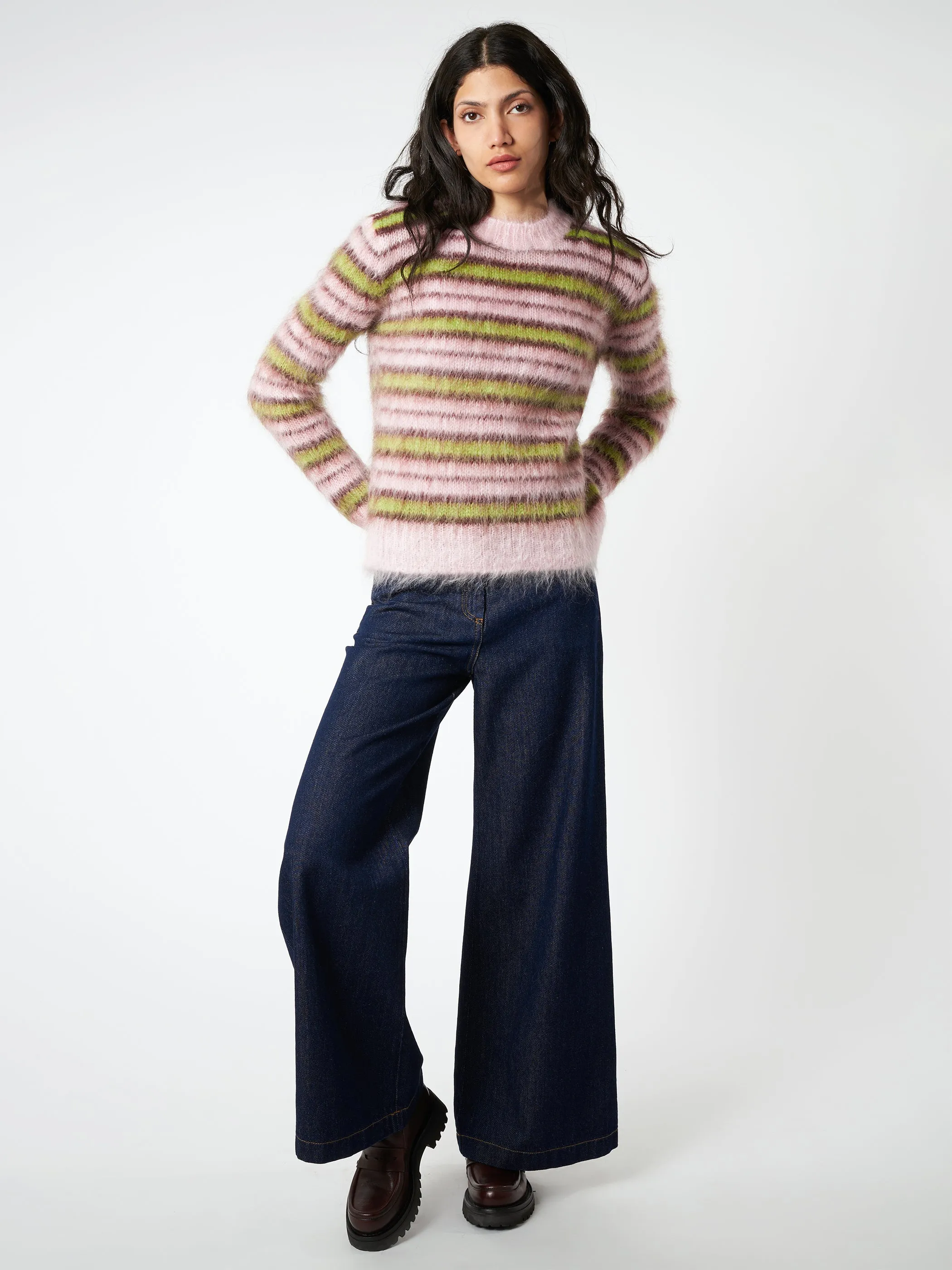 Striped Mohair And Wool Sweater sold by gravitypope product image thumbnail 4