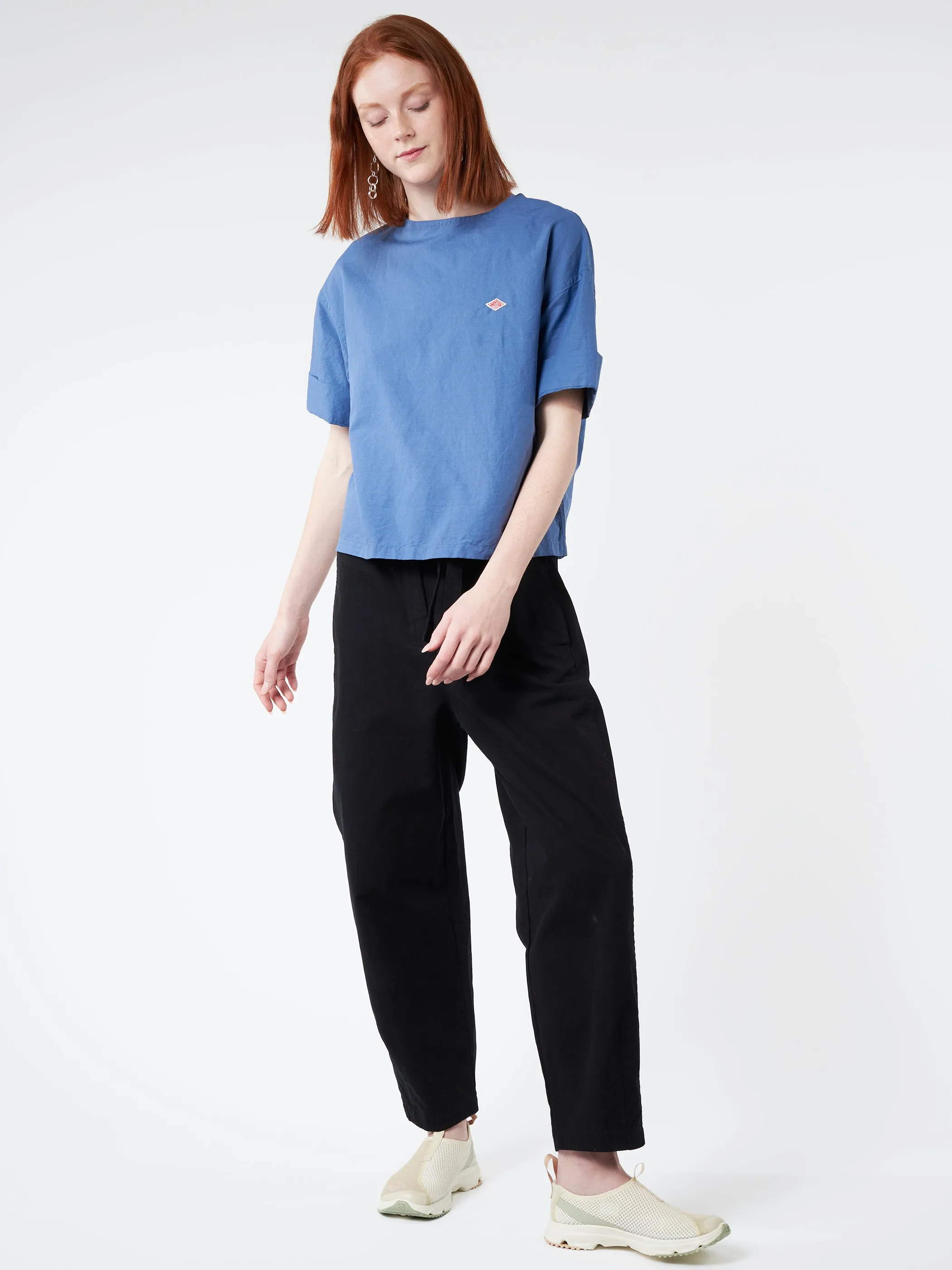 Cotton Linen Collarless Pullover Shirt sold by gravitypope product image thumbnail 2