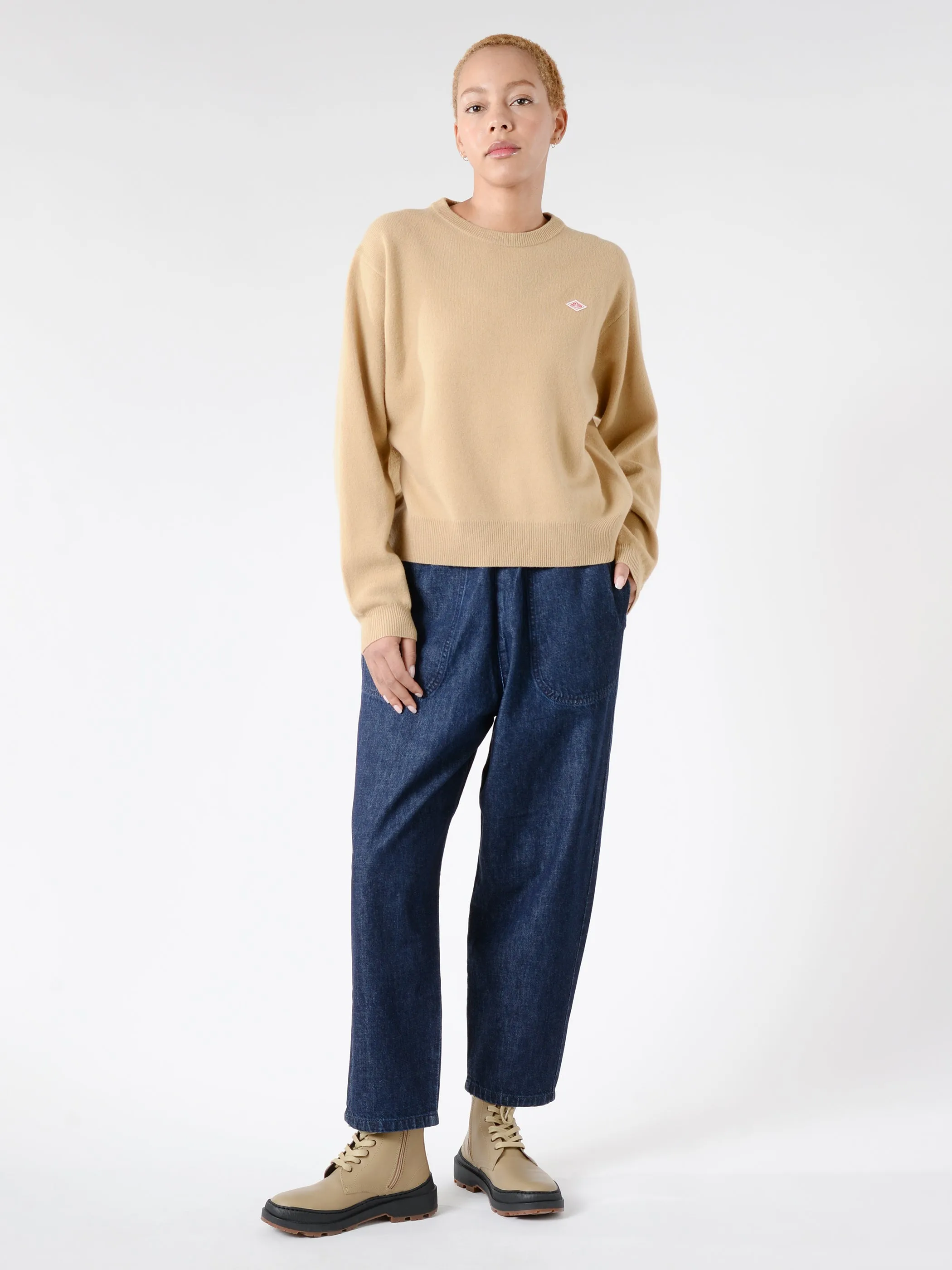 Women's Lambswool Crew Neck Knit Pullover sold by gravitypope product image thumbnail 3