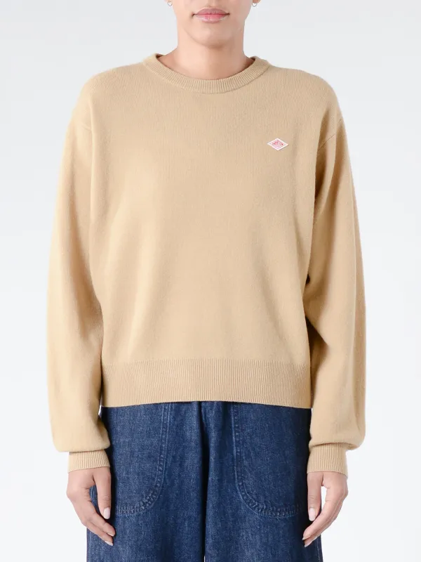 Women's Lambswool Crew Neck Knit Pullover sold by gravitypope