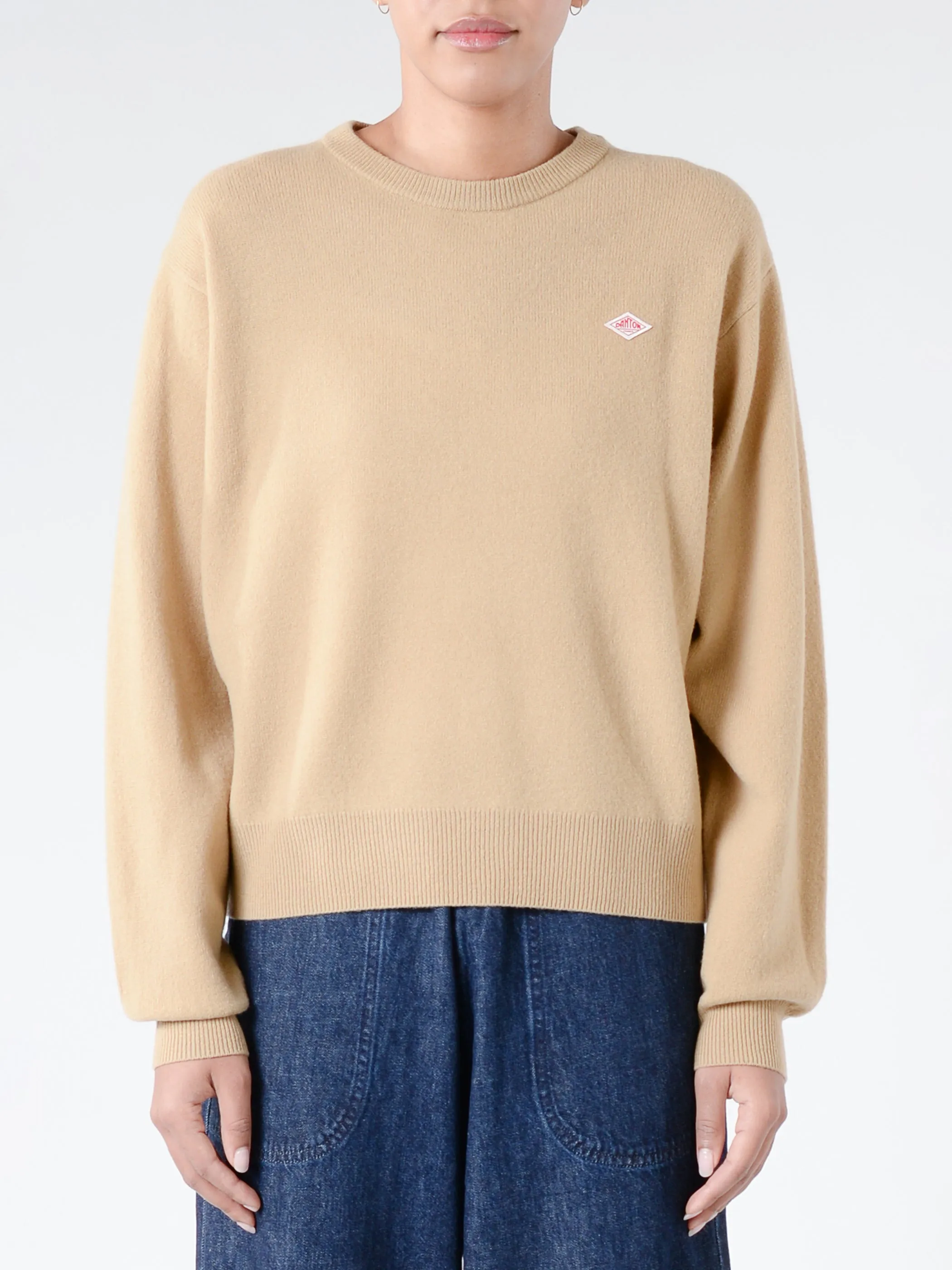 Women's Lambswool Crew Neck Knit Pullover sold by gravitypope