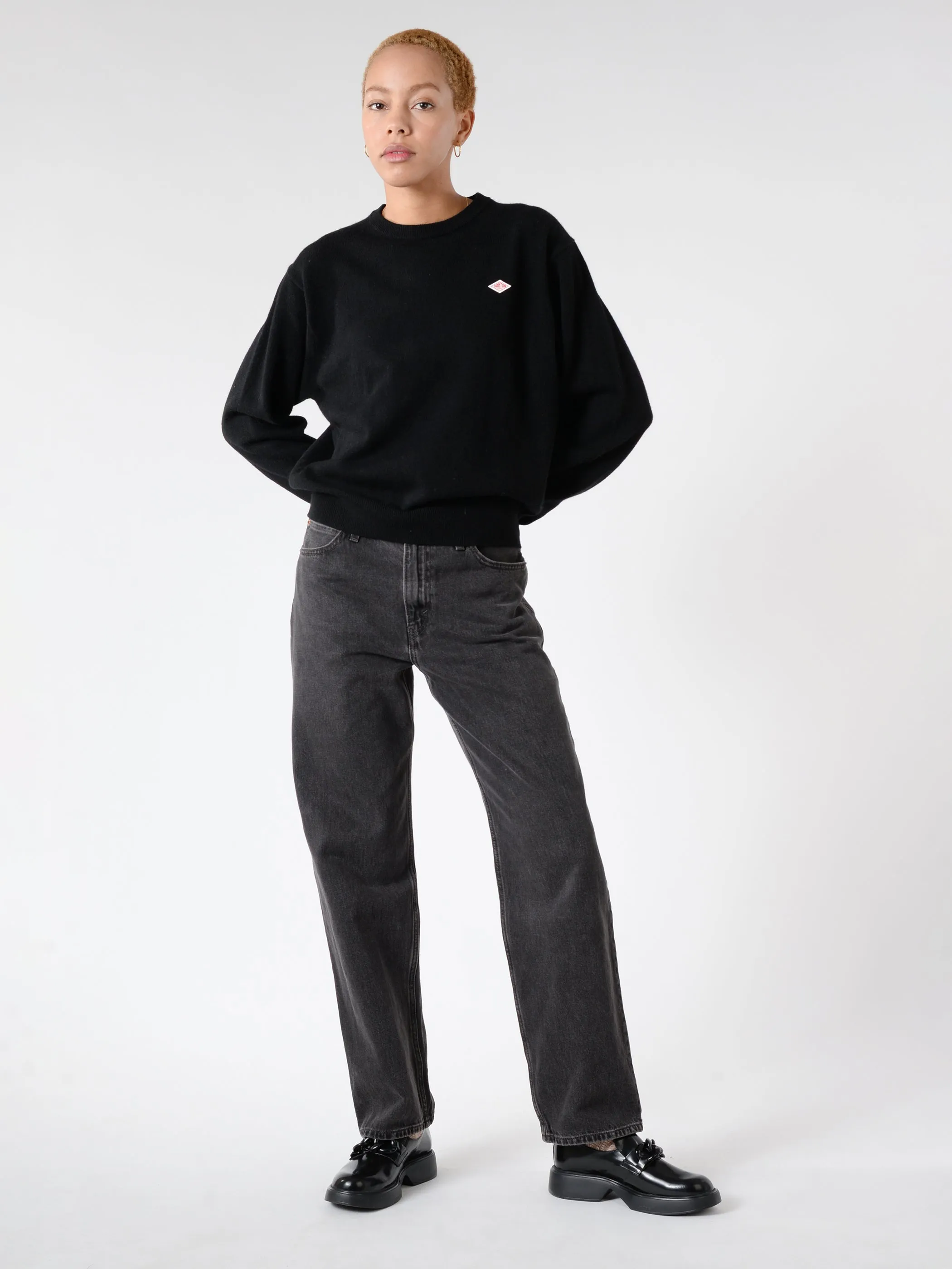 Women's Lambswool Crew Neck Knit Pullover sold by gravitypope product image thumbnail 3