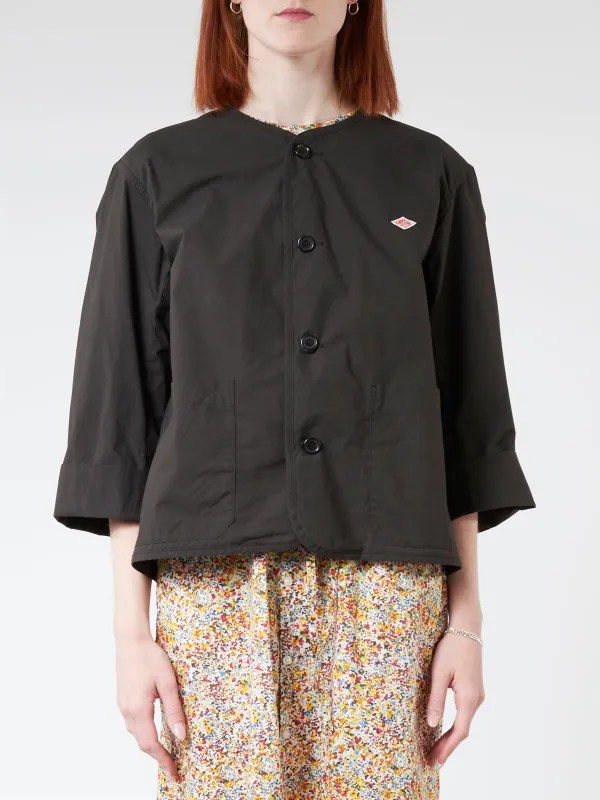 Women's Cotton Weather Collarless Short Jacket sold by gravitypope