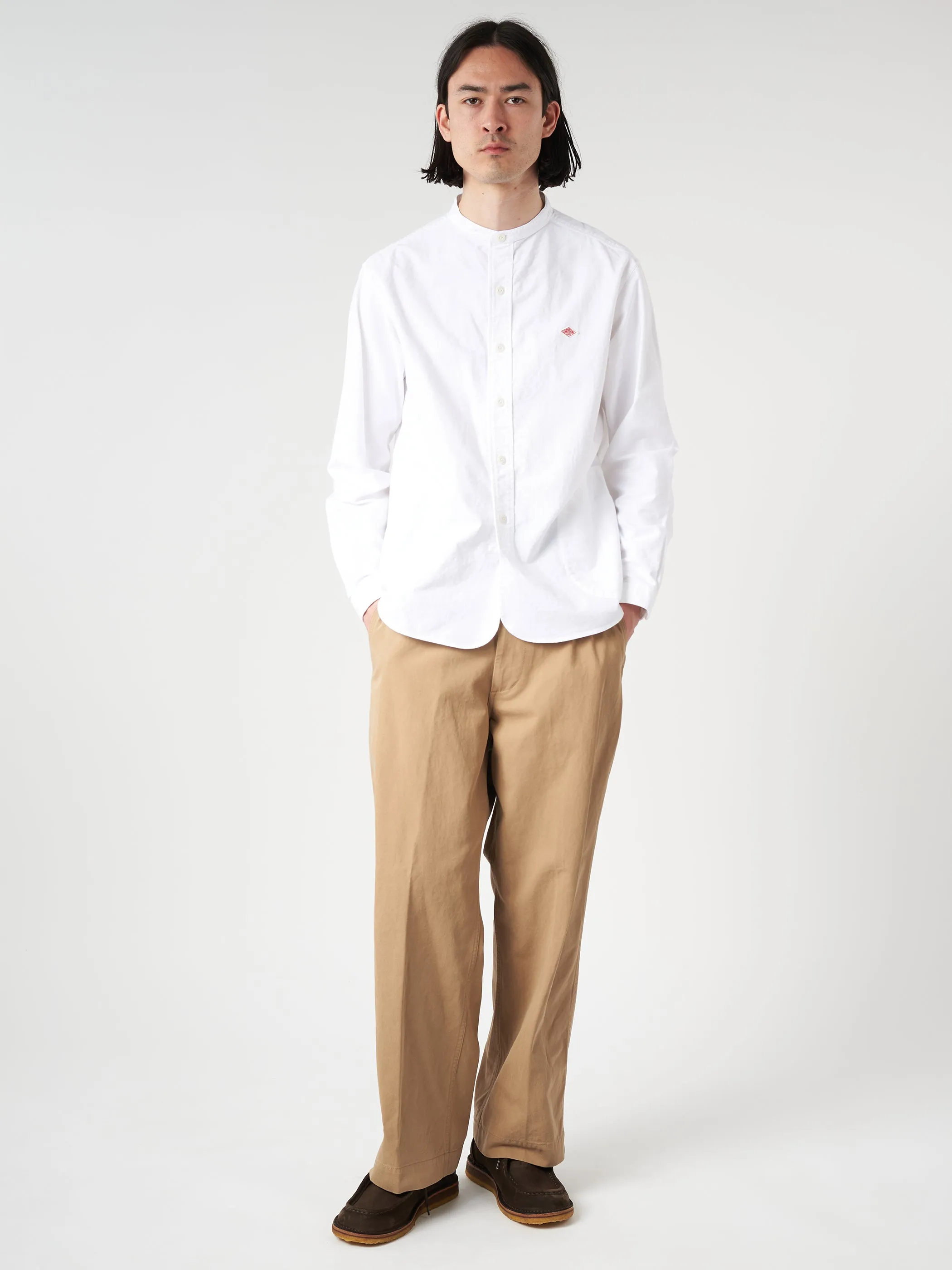 Oxford Band Collar L/S Shirt sold by gravitypope product image thumbnail 2