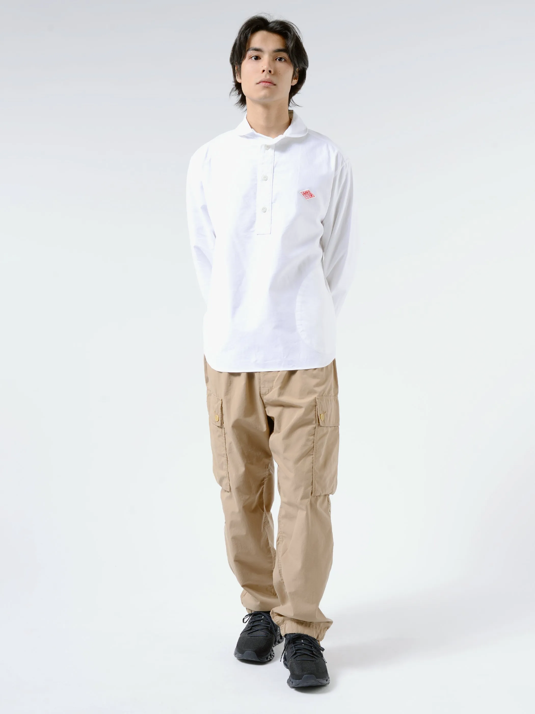 Round Collar L/S Shirt sold by gravitypope product image thumbnail 2