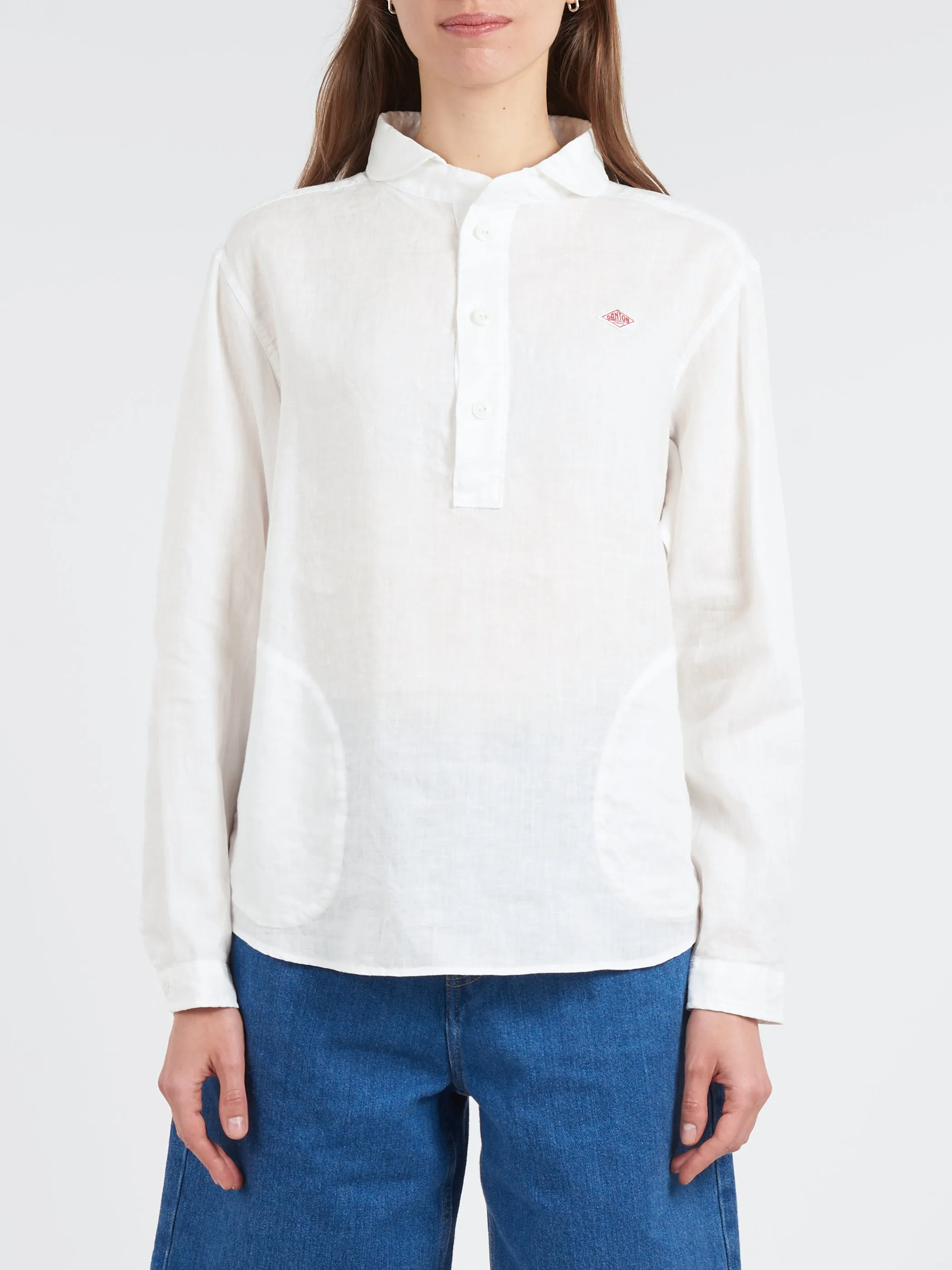 Women's Round Collar Pullover L/S Shirt sold by gravitypope