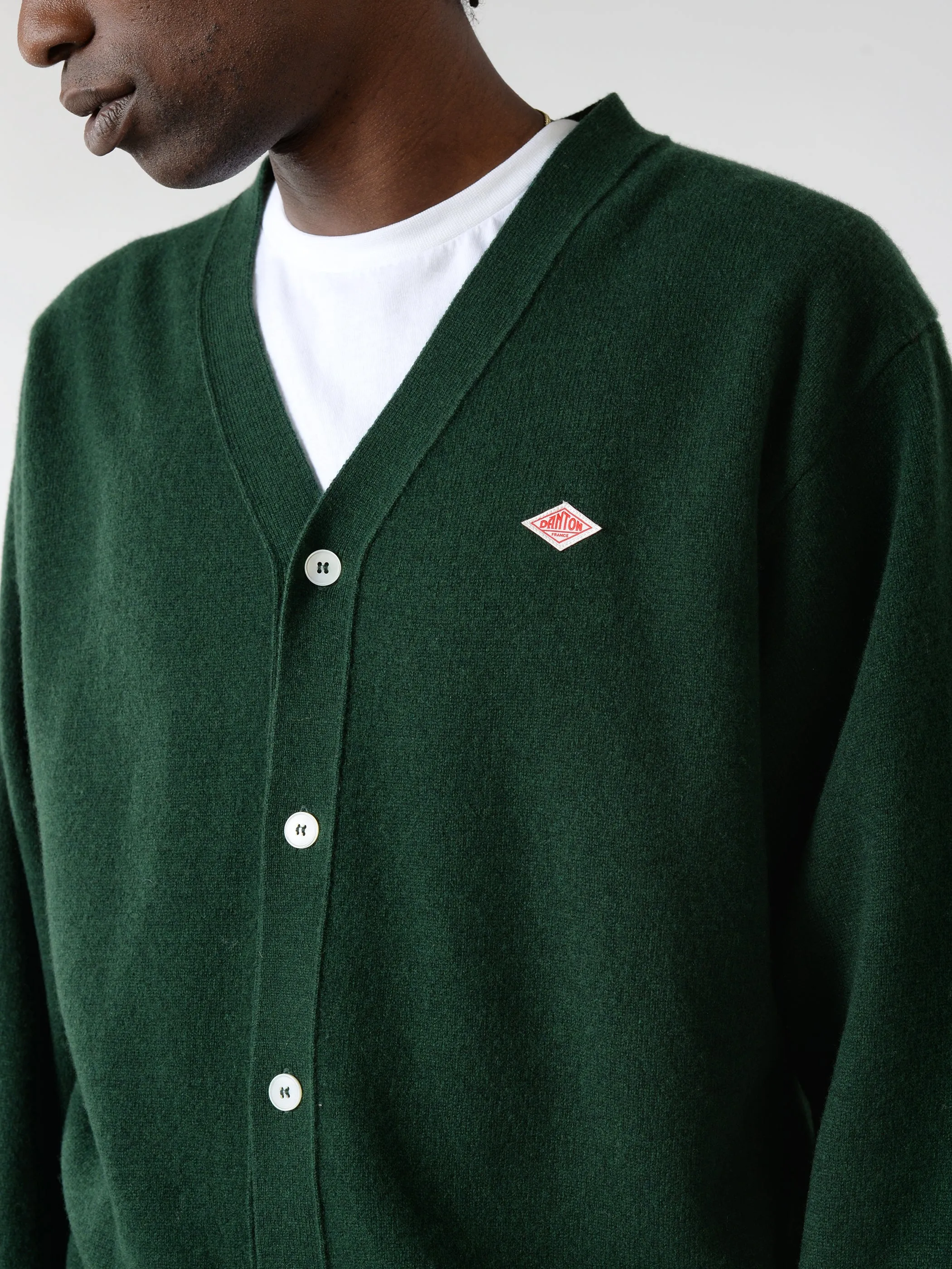 Lambswool V-Neck Cardigan sold by gravitypope product image thumbnail 4