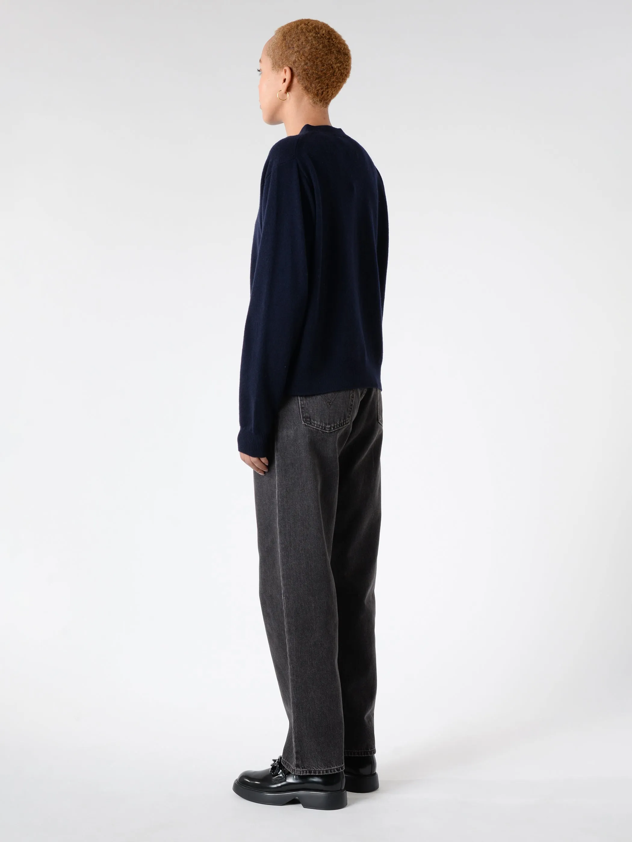 Women's Lambswool V-Neck Knit Cardigan sold by gravitypope product image thumbnail 3