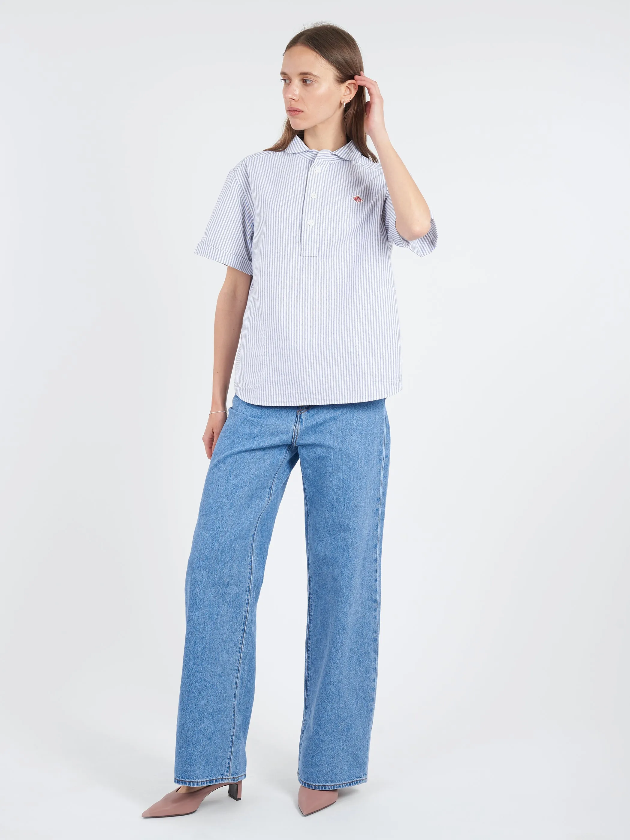 Women's Round Collar Shirt sold by gravitypope product image thumbnail 4