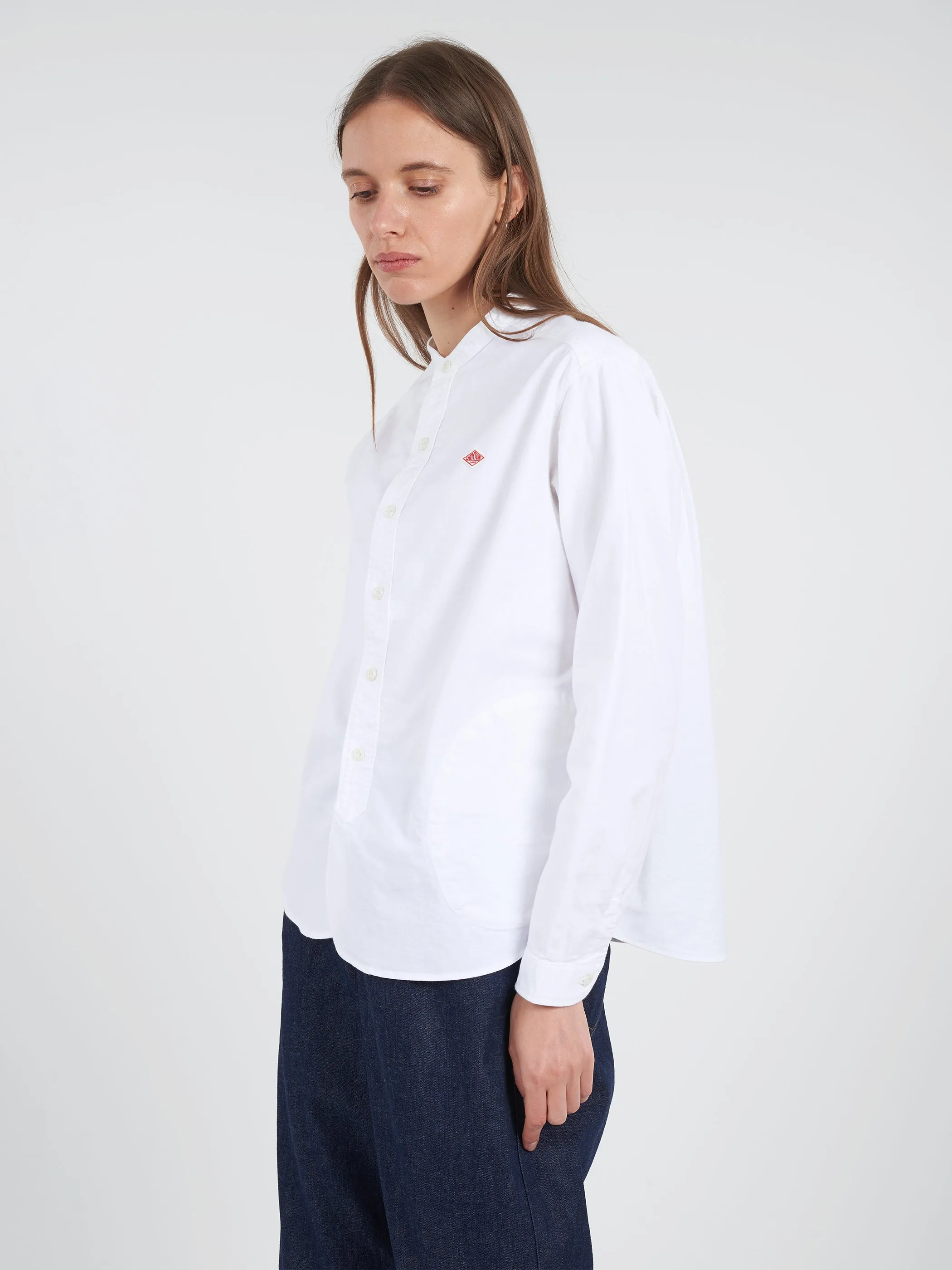 Women's Band Collar Shirt sold by gravitypope product image thumbnail 4