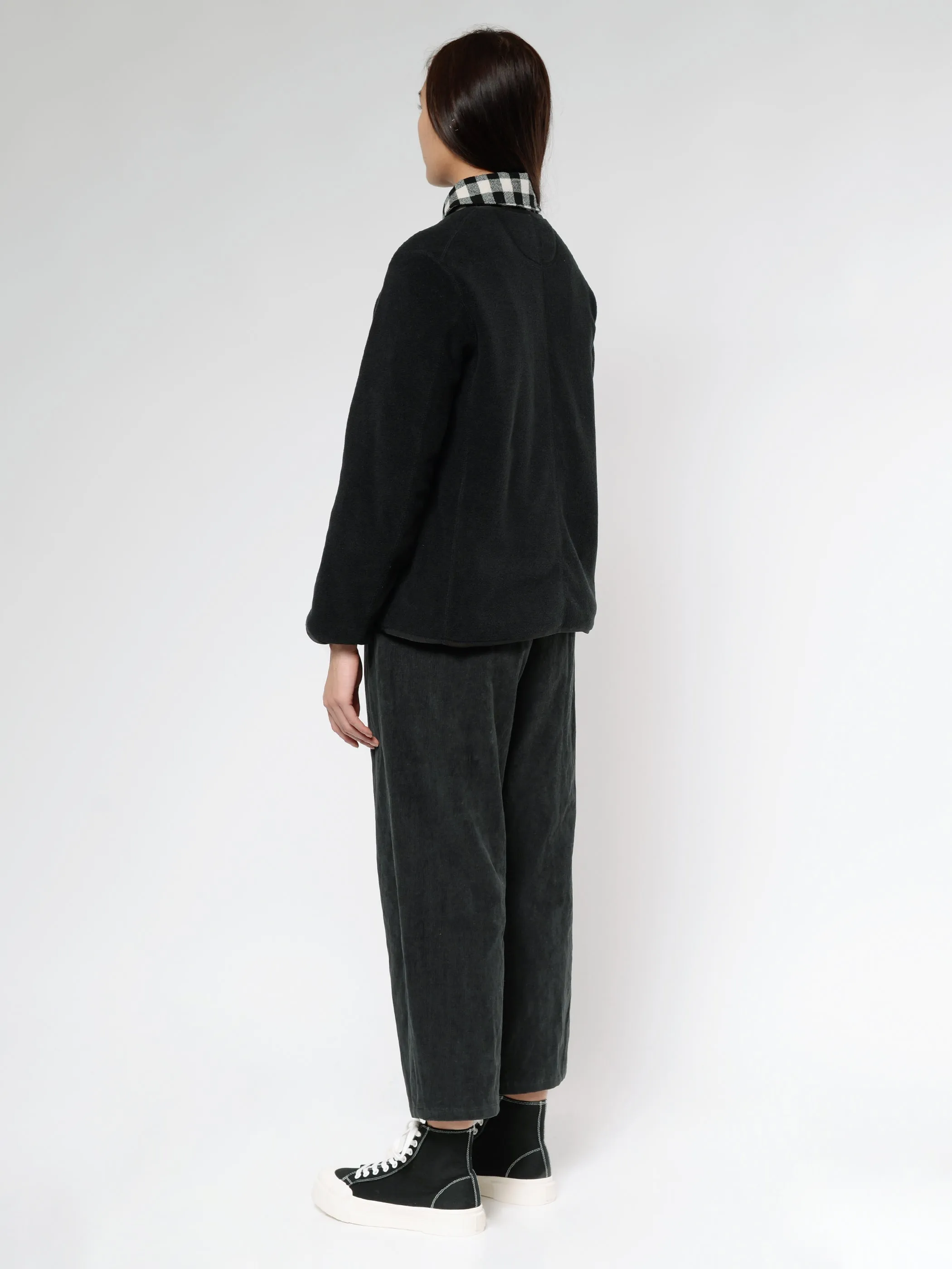 Women's Collarless Fleece Jacket sold by gravitypope product image thumbnail 4