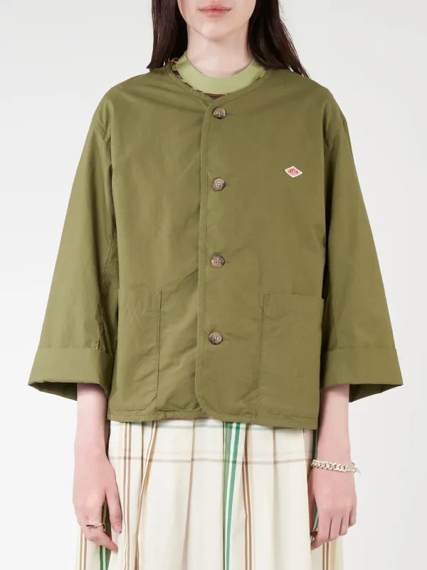 Women's Cotton Weather Collarless Short Jacket sold by gravitypope