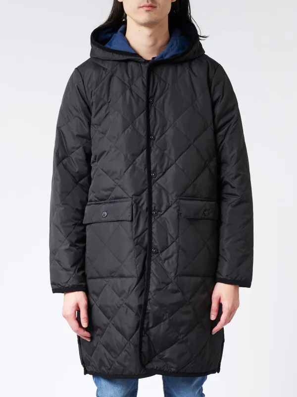 Piping Hood Long Down Coat sold by gravitypope