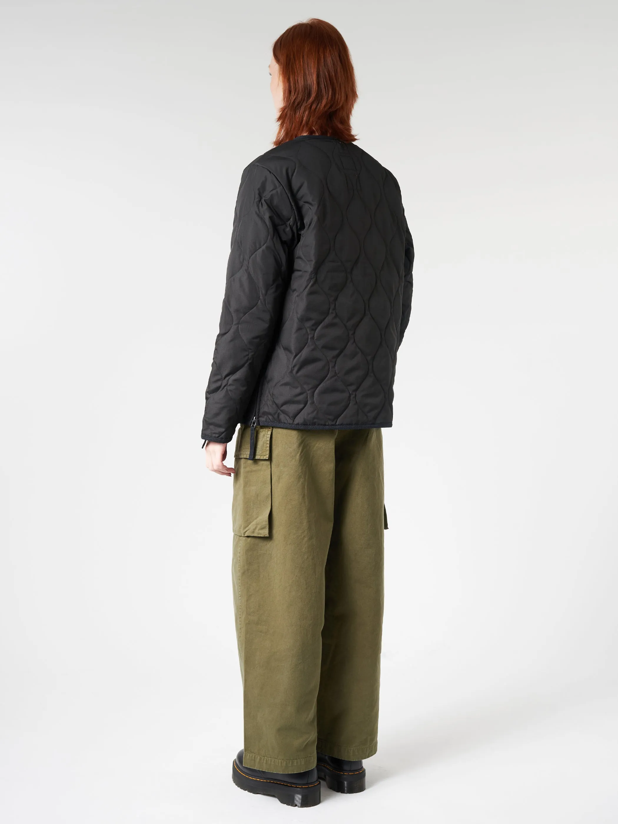 Military Zip V-Neck Down Jacket sold by gravitypope product image thumbnail 3