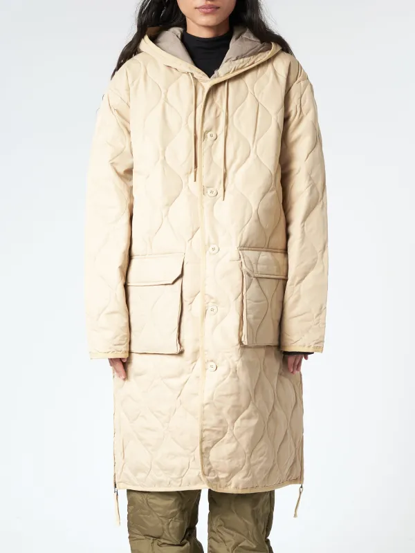 Military Hood Long Down Coat sold by gravitypope