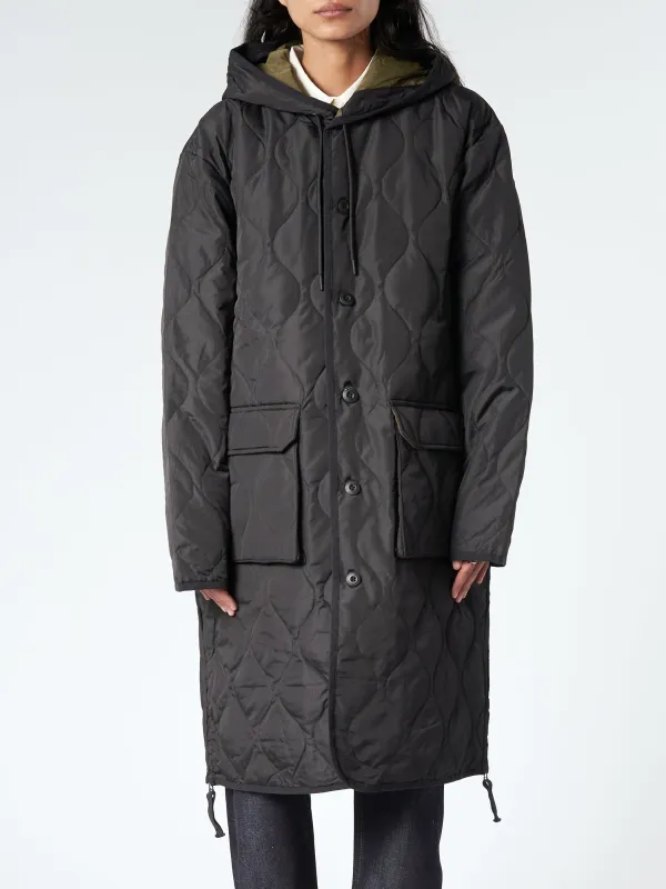 Military Hood Long Down Coat sold by gravitypope