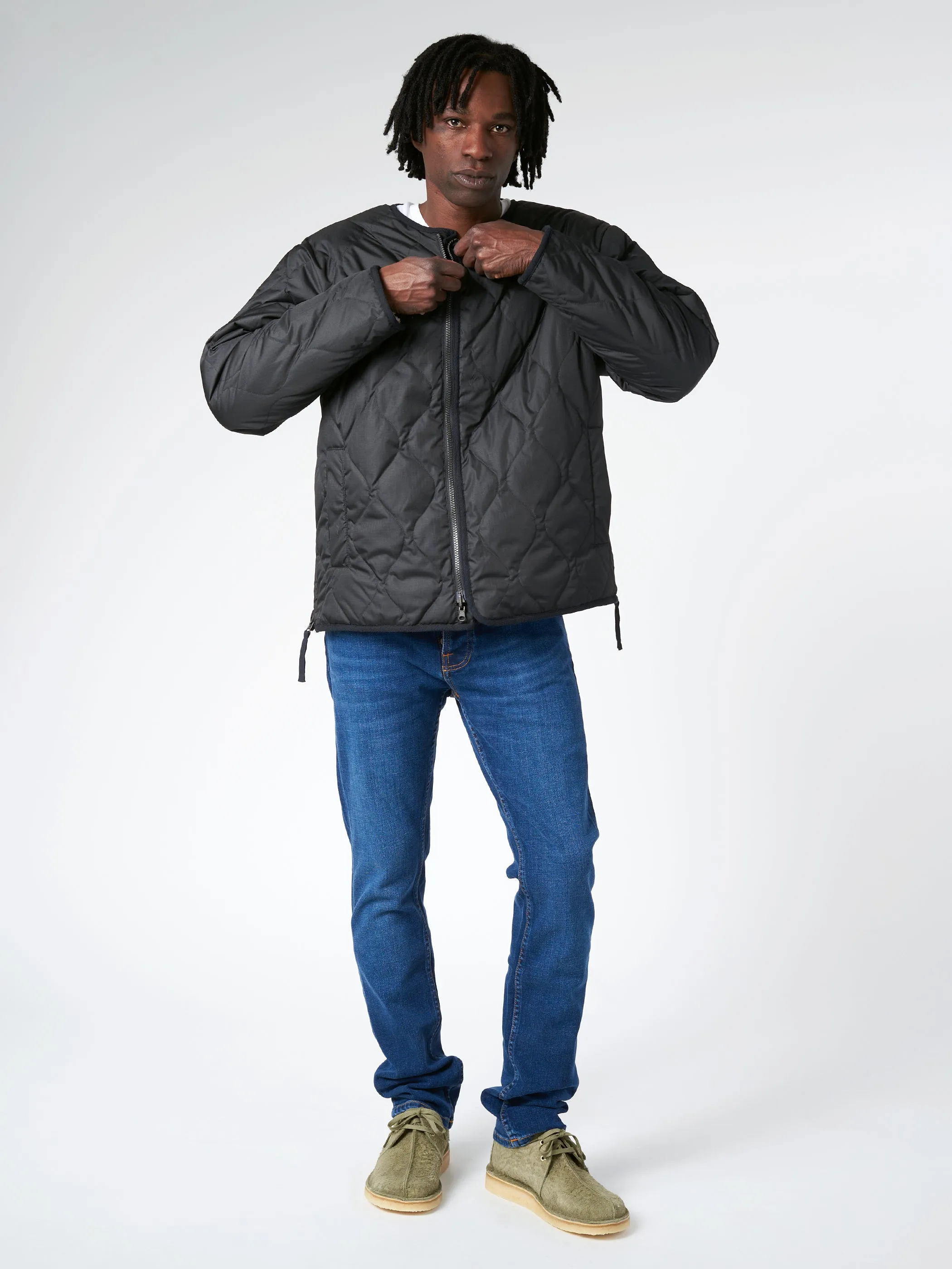 Military Reversible Crew Neck Down Jacket sold by gravitypope product image thumbnail 4