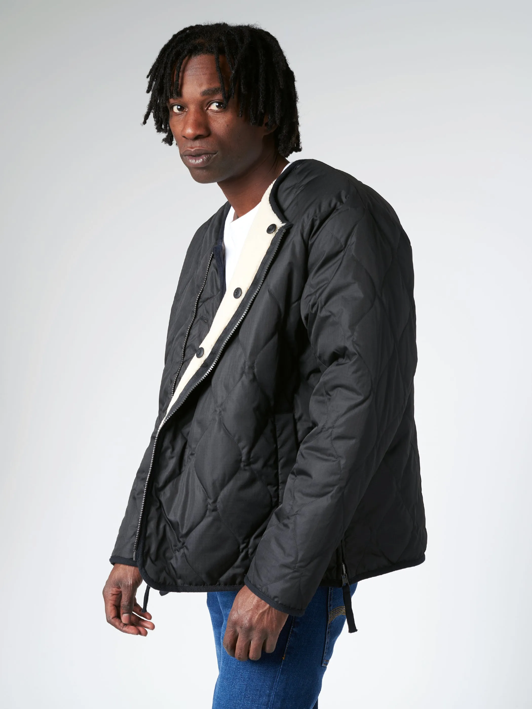 Military Reversible Crew Neck Down Jacket sold by gravitypope product image thumbnail 2