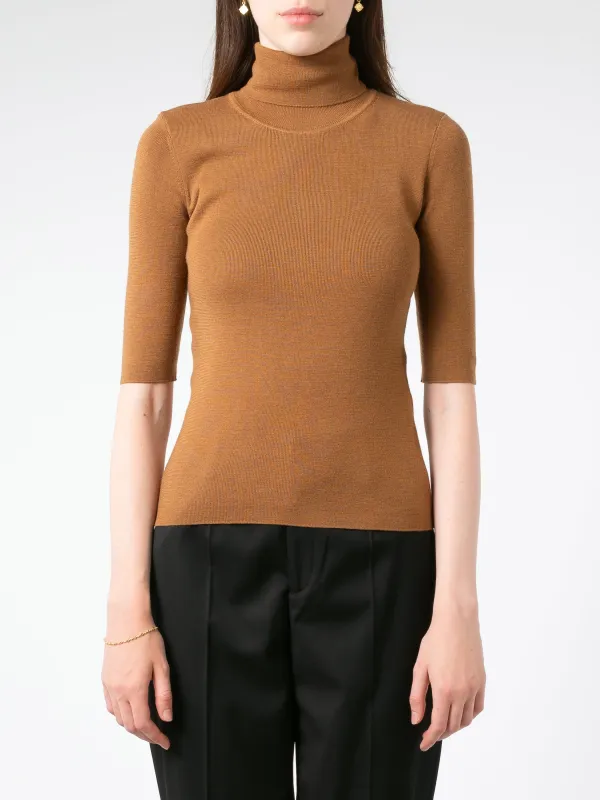 Merino Elbow Sleeve Top sold by gravitypope