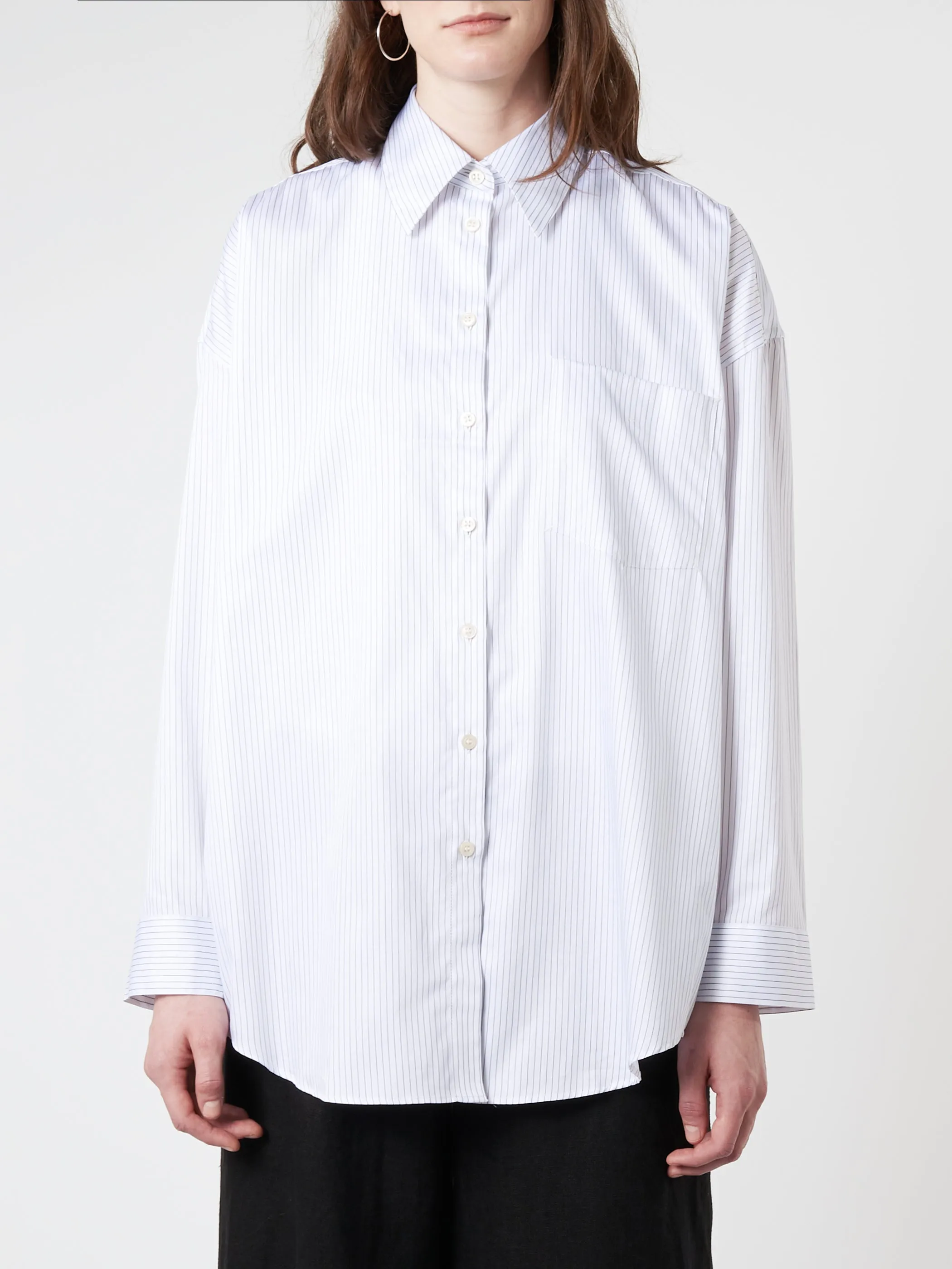Stripe Button-Up Shirt sold by gravitypope