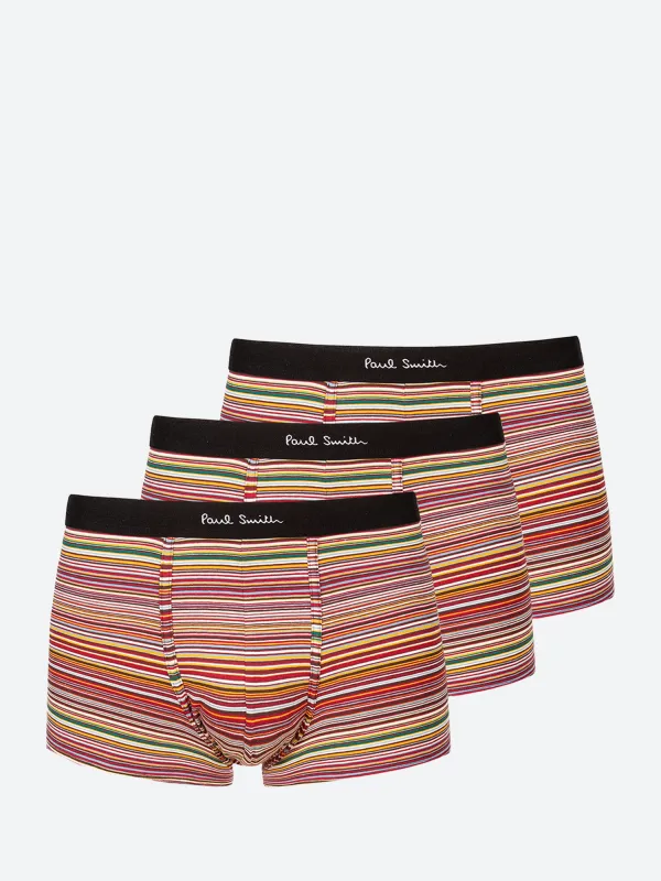 Signature Stripe Low-Rise Boxer Briefs Three Pack sold by gravitypope
