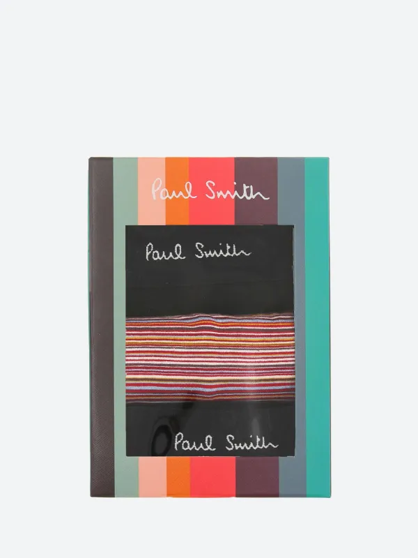 Black Mixed Stripe Boxer Briefs Three Pack sold by gravitypope