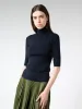 Merino Elbow Sleeve Top sold by gravitypope