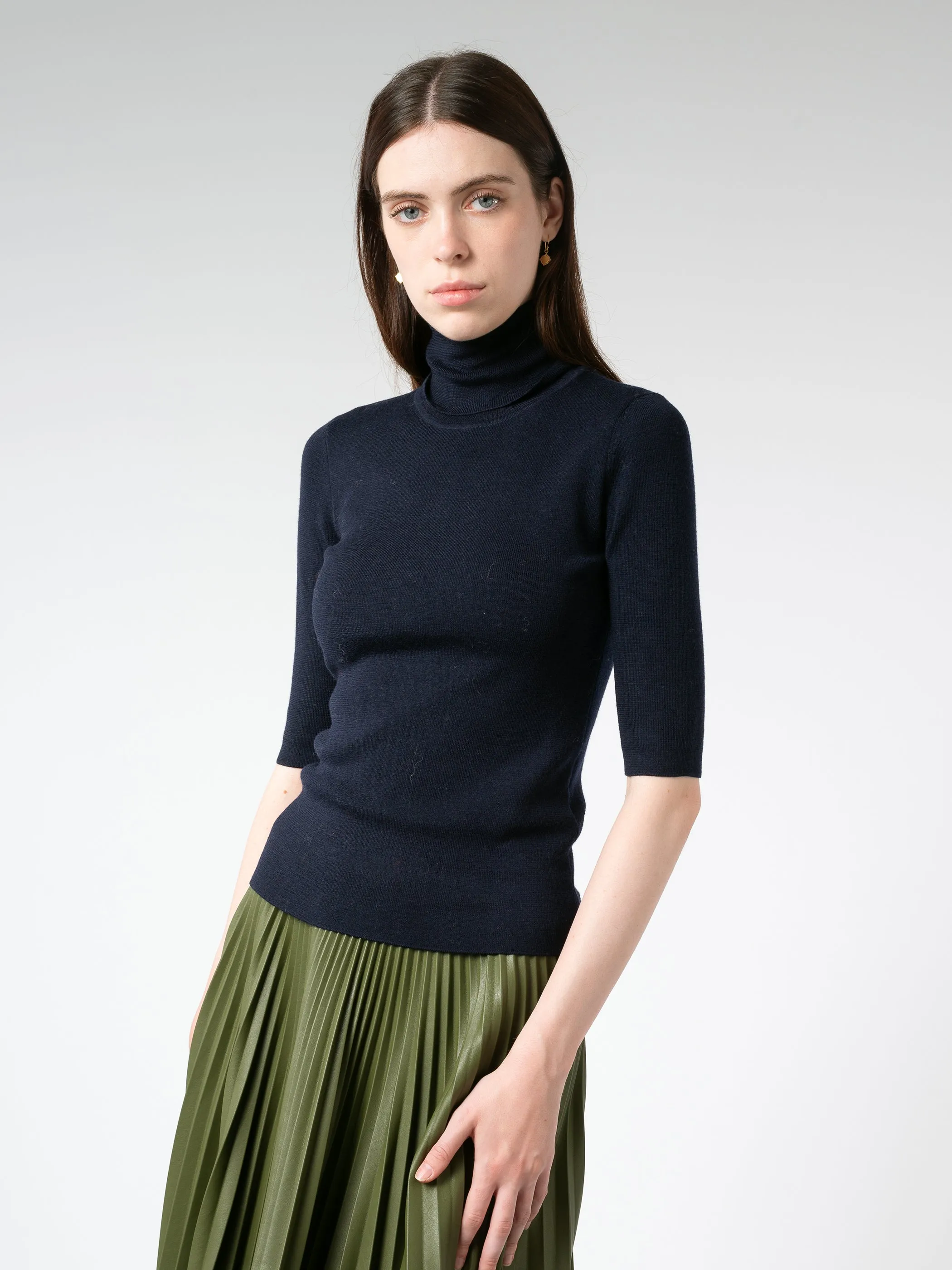 Merino Elbow Sleeve Top sold by gravitypope product image thumbnail 4