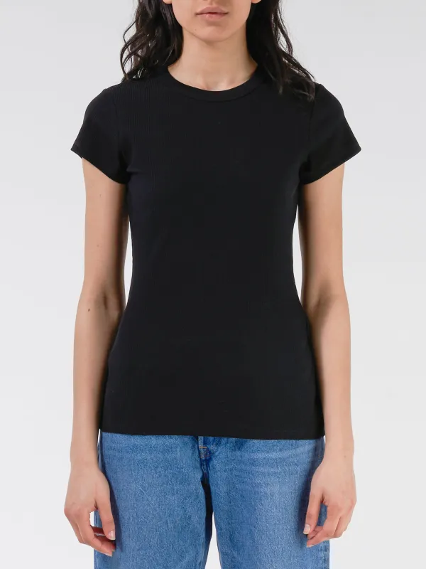 Fine Rib Tee sold by gravitypope