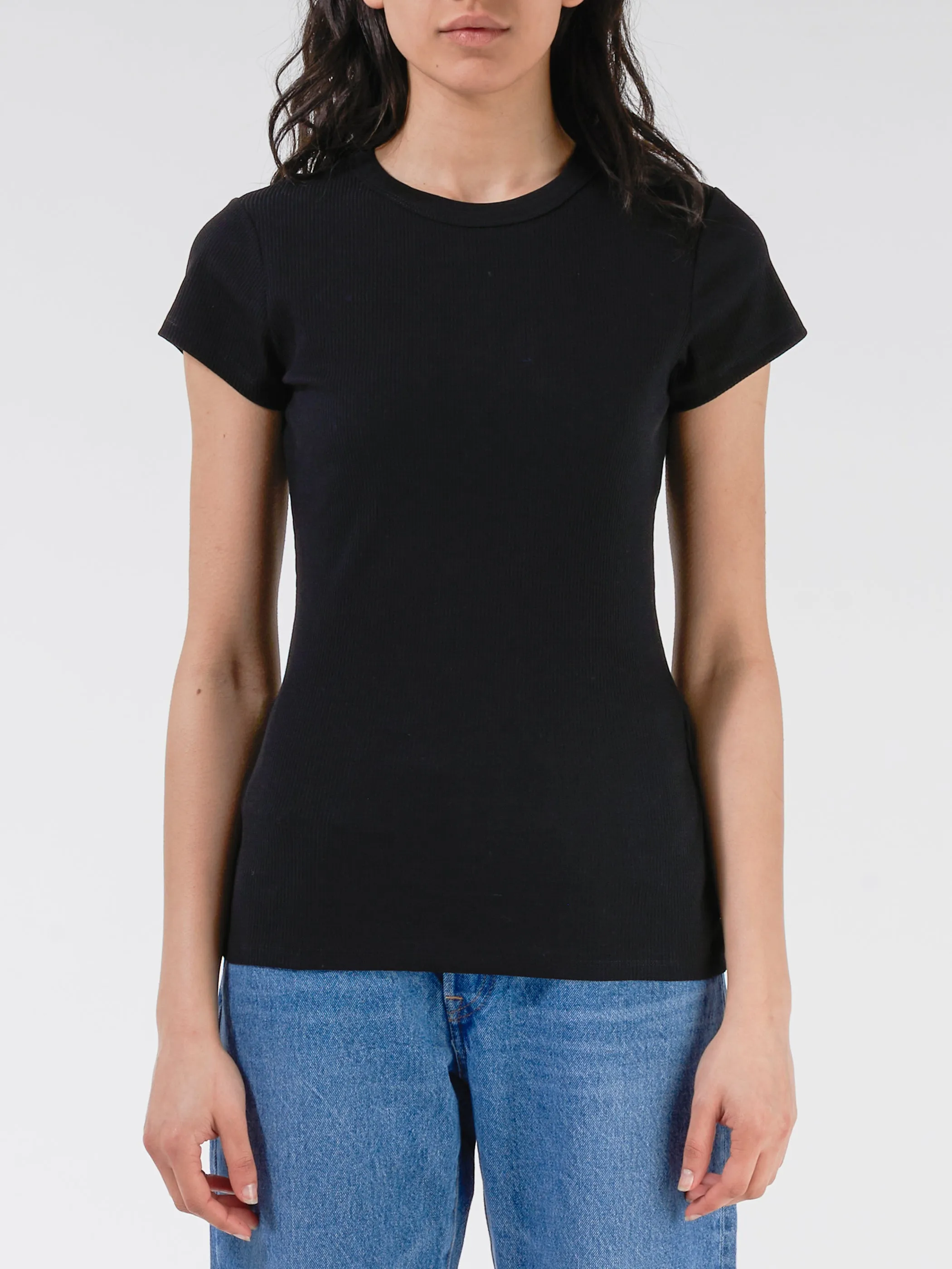 Fine Rib Tee sold by gravitypope