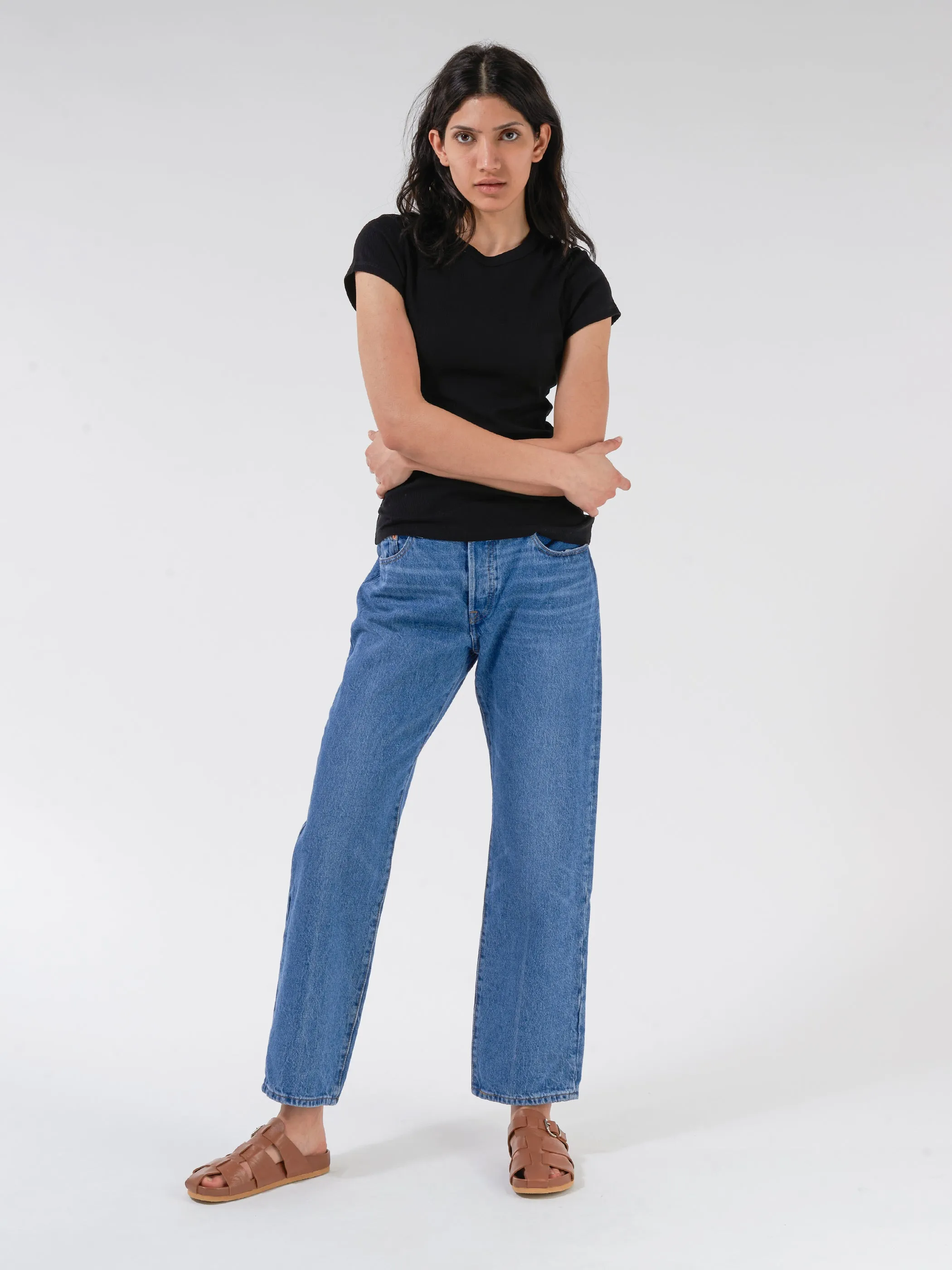 Fine Rib Tee sold by gravitypope product image thumbnail 2