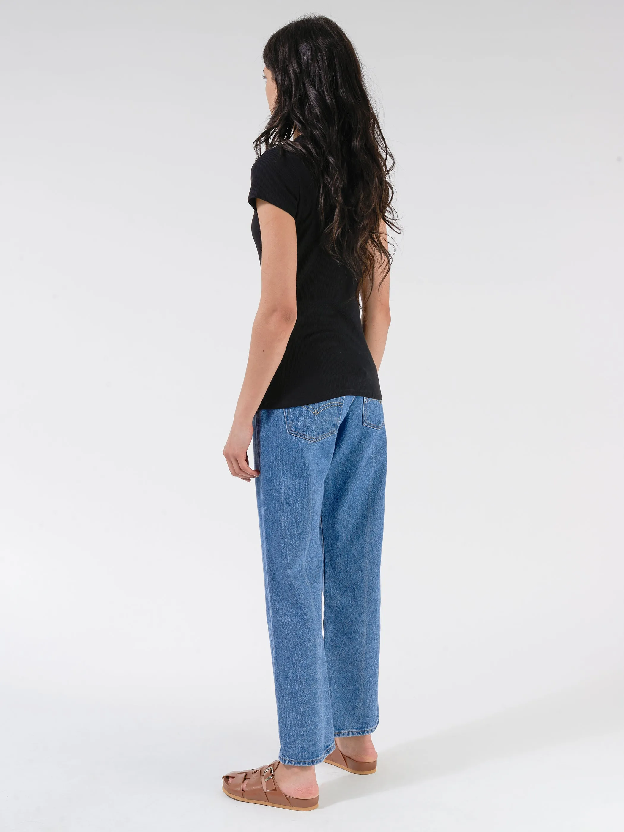 Fine Rib Tee sold by gravitypope product image thumbnail 3