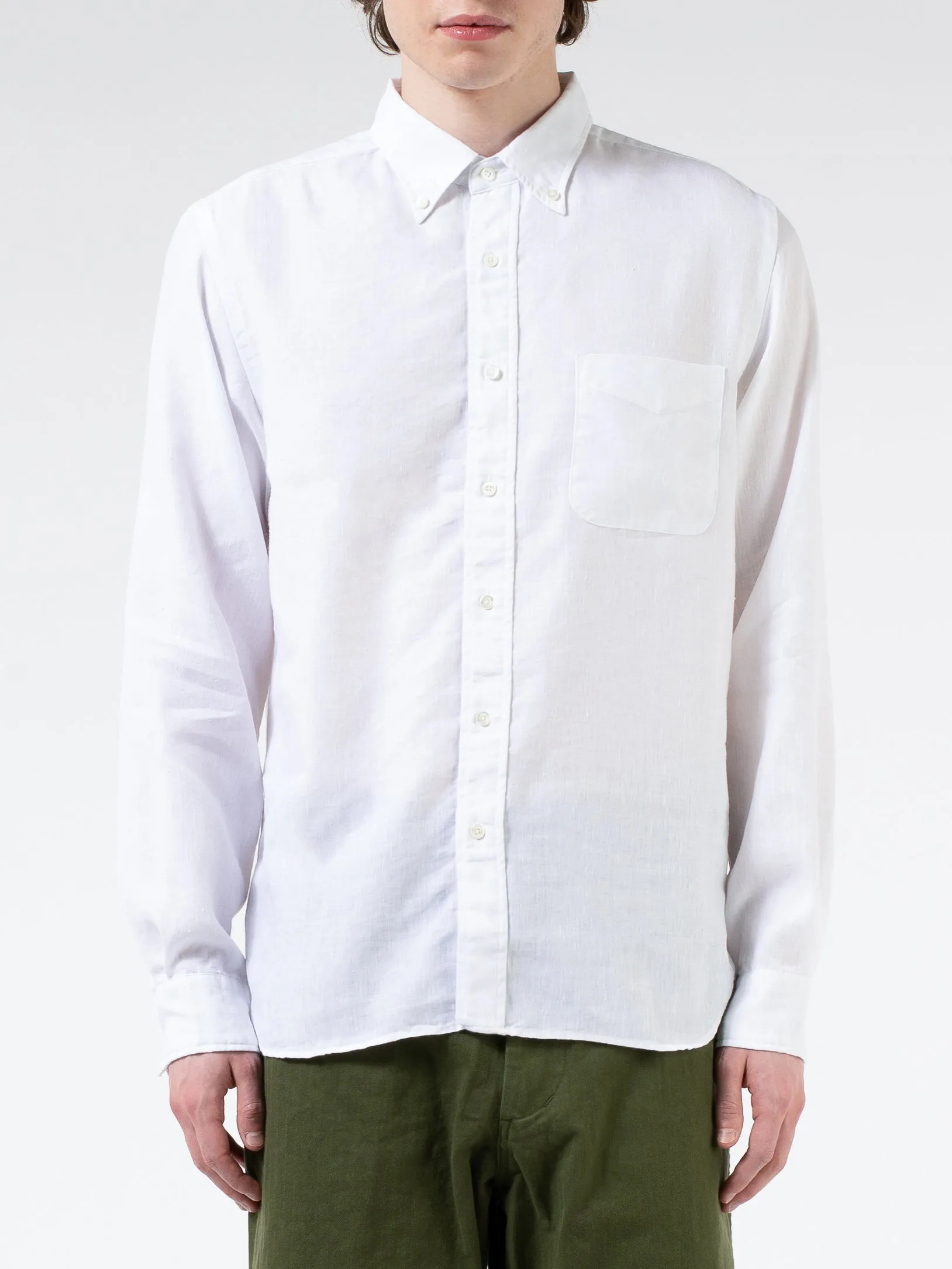 Linen Coolmax Button-Down Shirt sold by gravitypope