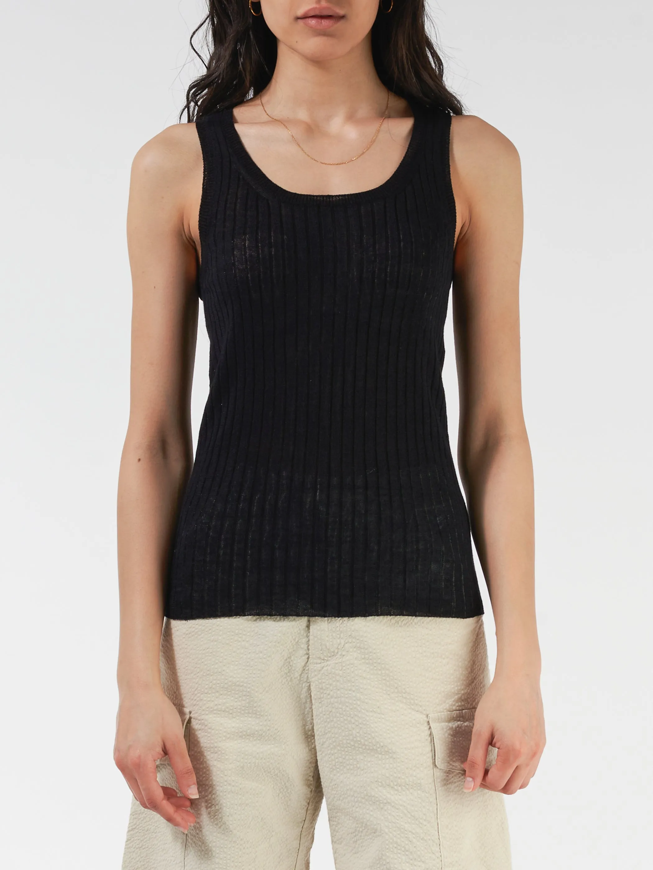 Alisa Knit Tank sold by gravitypope