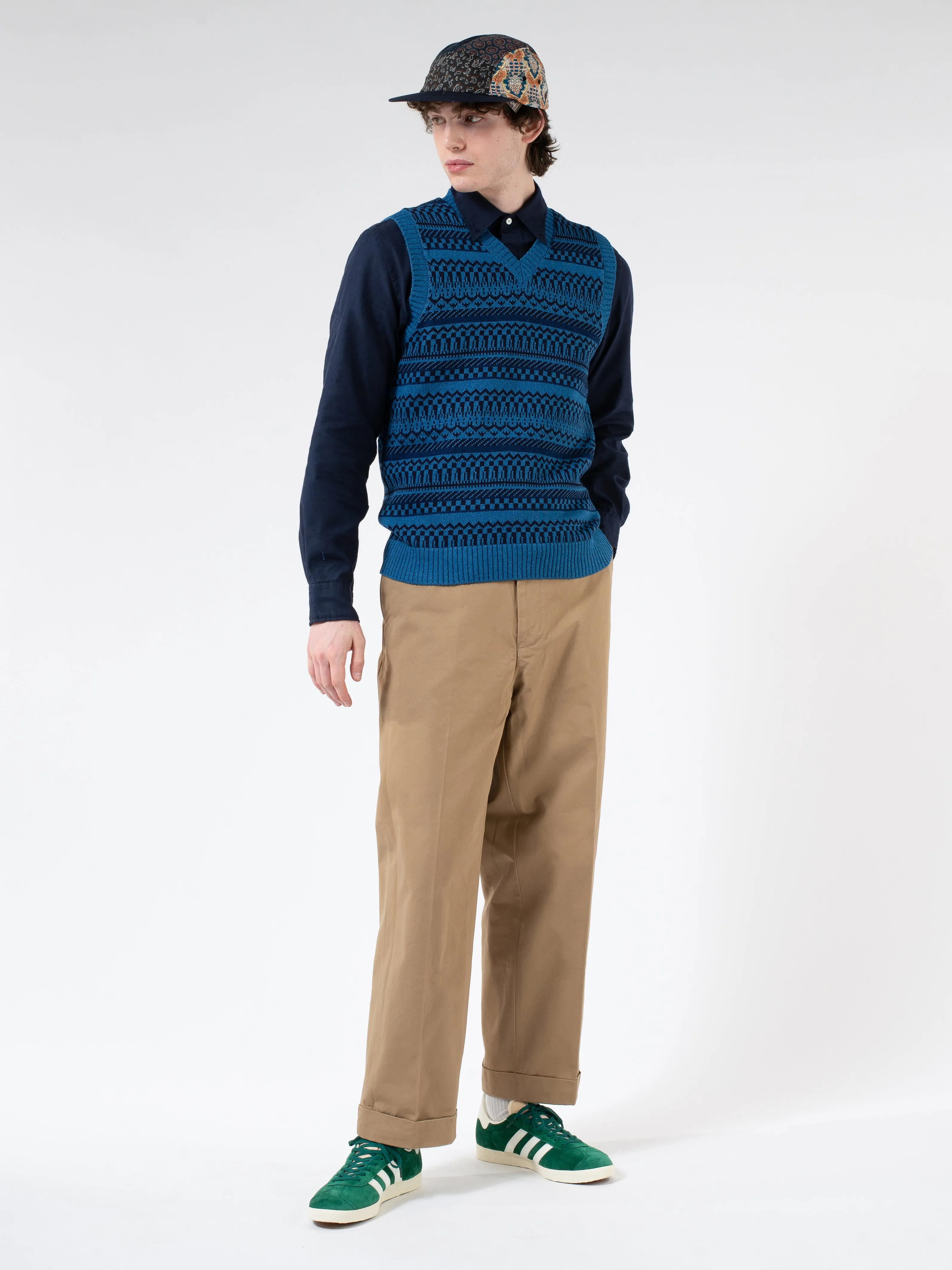 Jacquard Knit Vest sold by gravitypope product image thumbnail 2