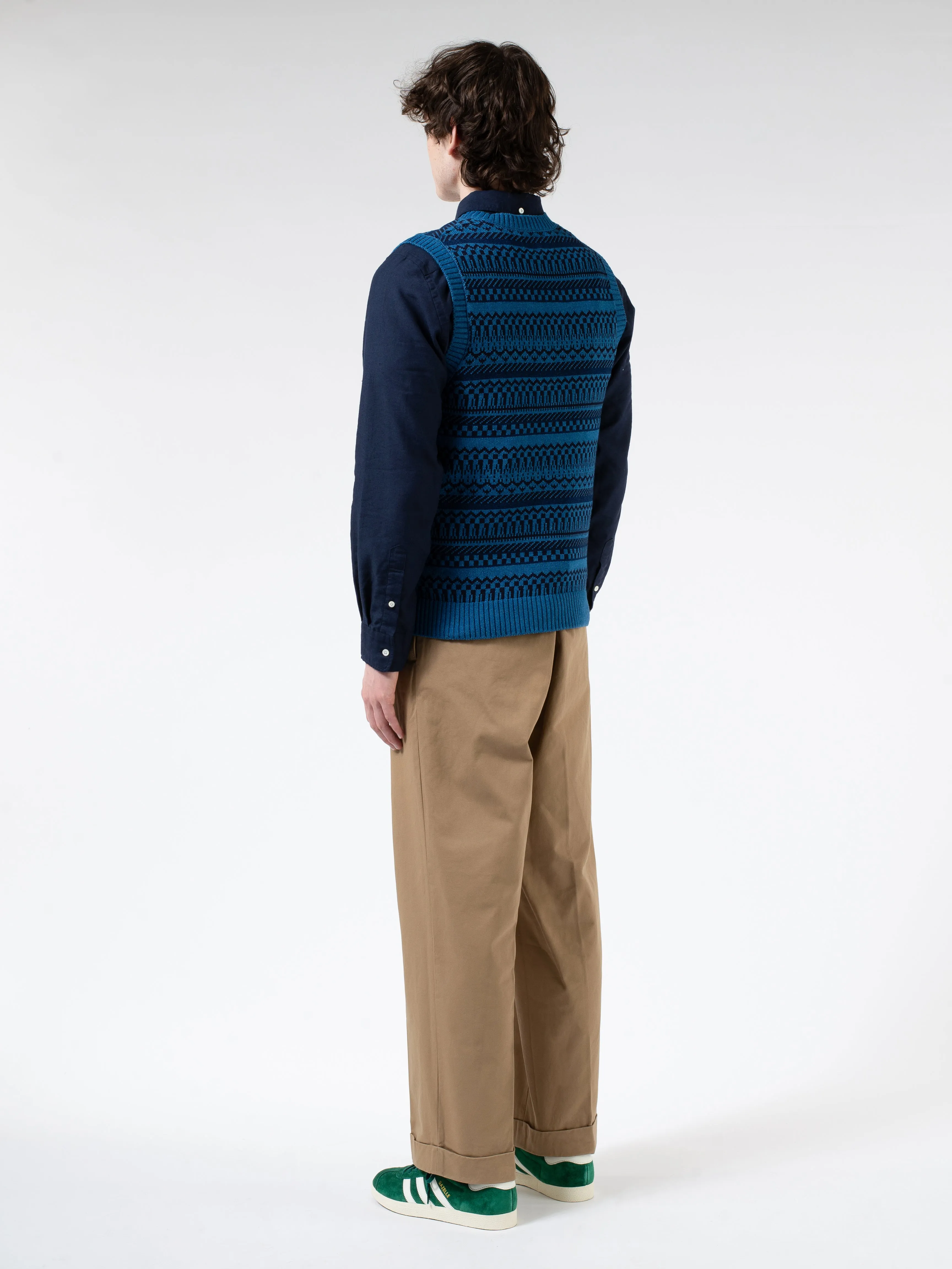 Jacquard Knit Vest sold by gravitypope product image thumbnail 3