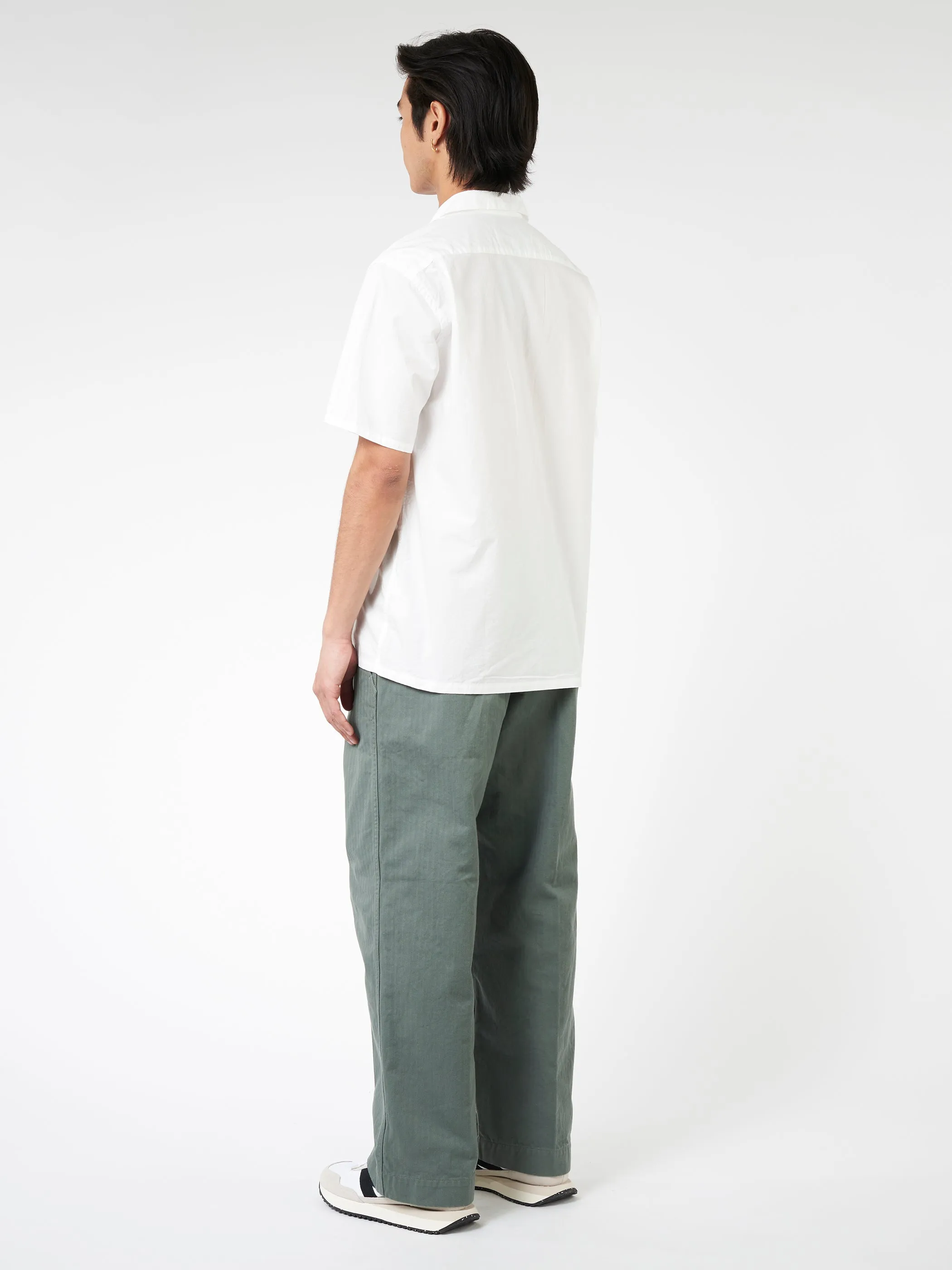 Pima Cotton Short Sleeve Open Collar Shirt sold by gravitypope product image thumbnail 3