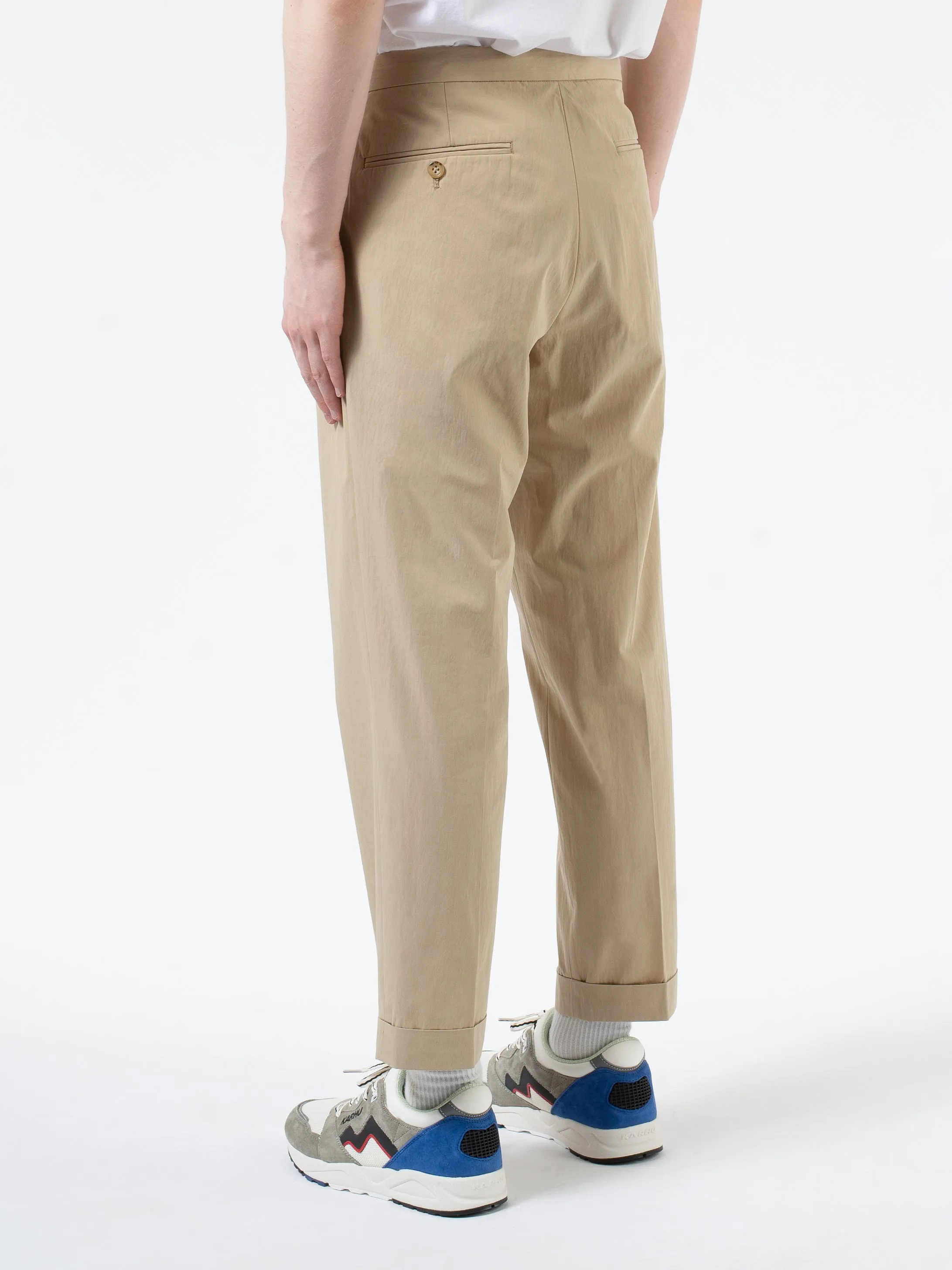 1 Pleat Comfort Cloth Travel Trousers sold by gravitypope product image thumbnail 3