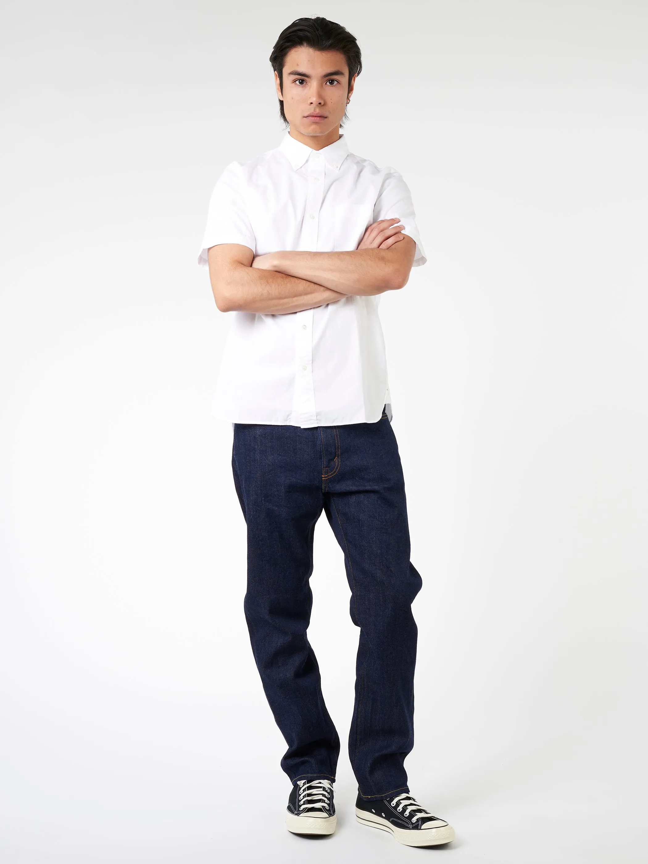 Color Broad Short Sleeve Button Down Shirt sold by gravitypope product image thumbnail 2