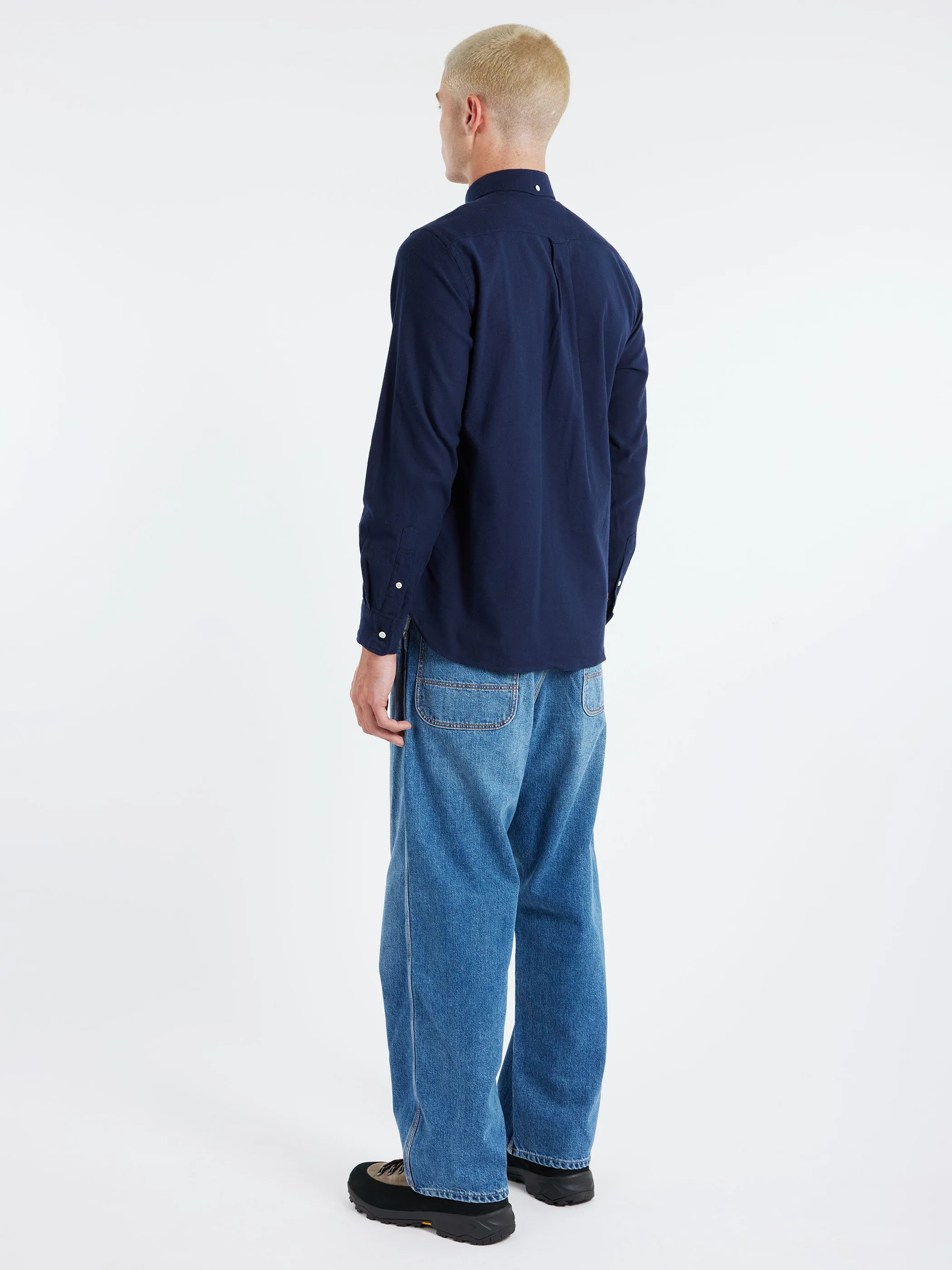 Flannel Solid Button Down Shirt sold by gravitypope product image thumbnail 3