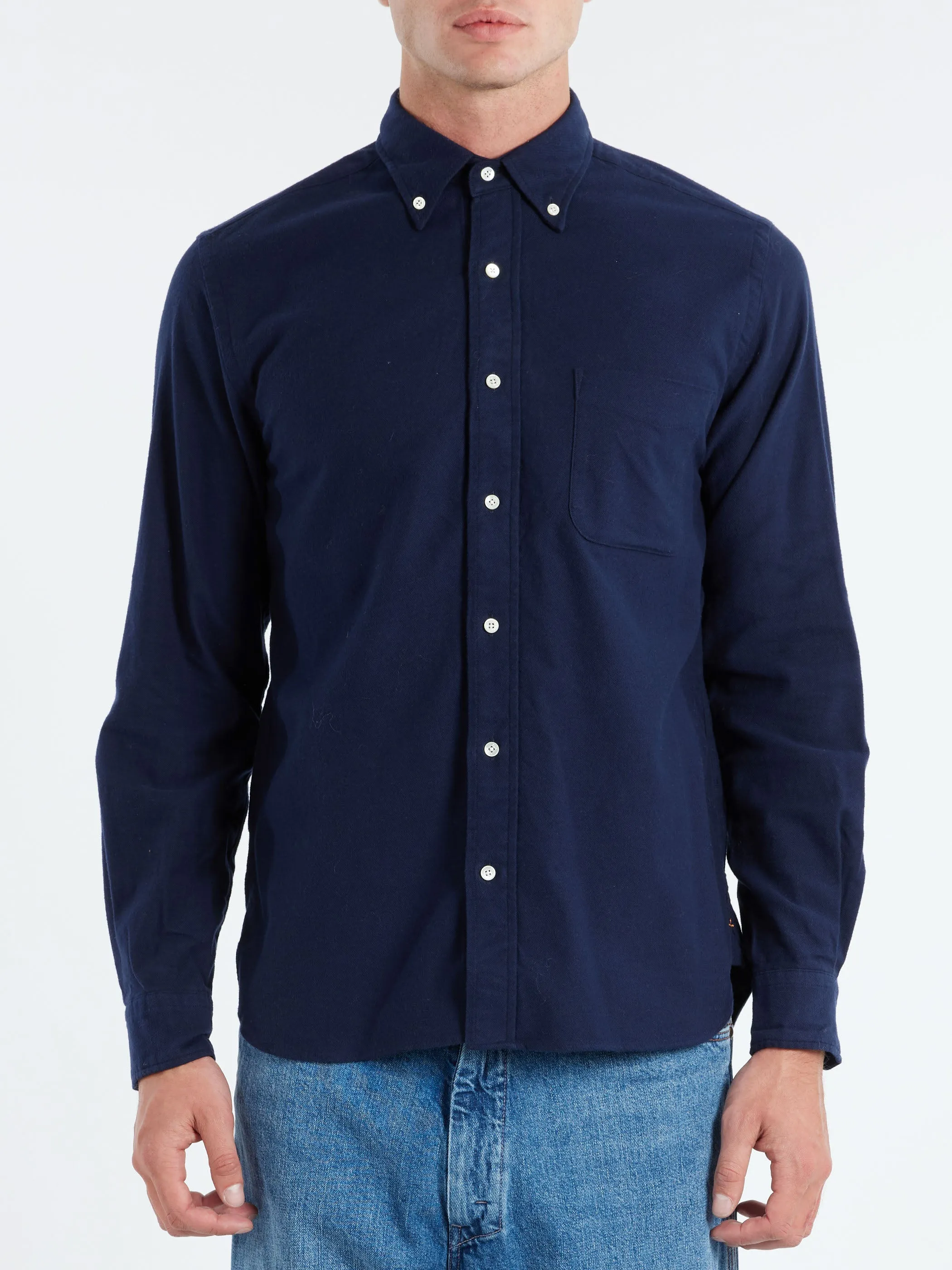 Flannel Solid Button Down Shirt sold by gravitypope