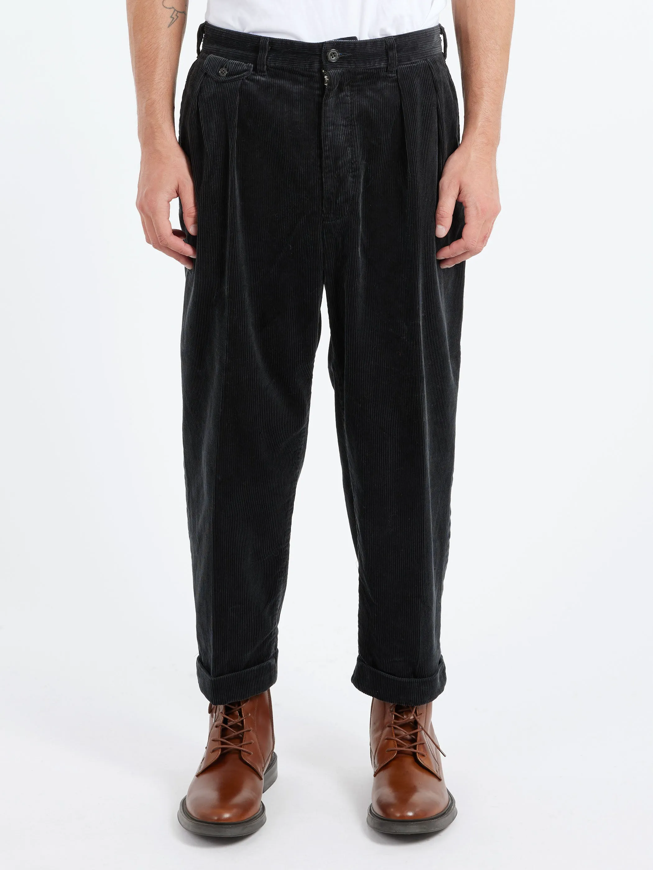 2 Pleat Corduroy Pants sold by gravitypope