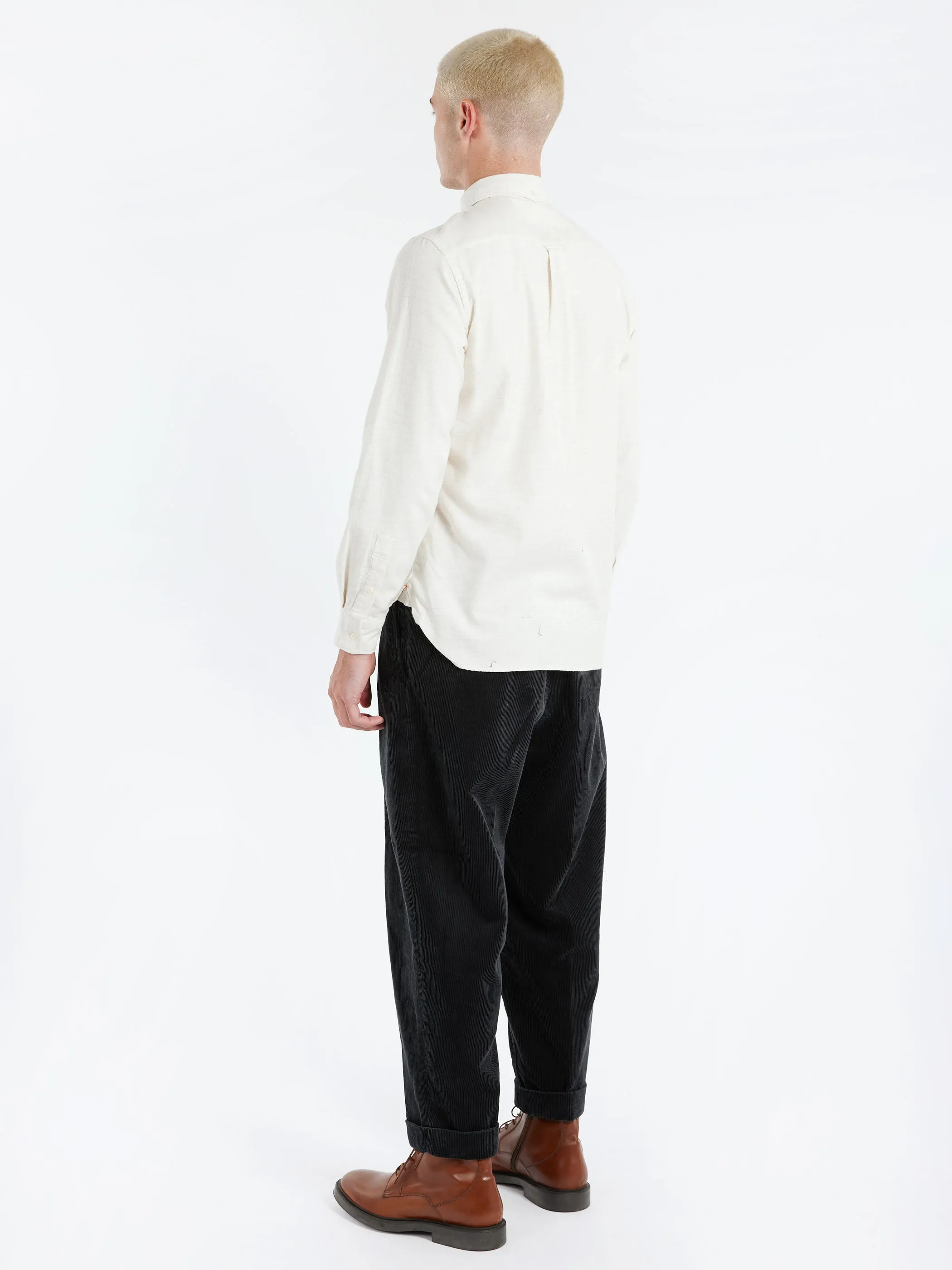 Flannel Solid Button Down Shirt sold by gravitypope product image thumbnail 3