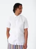 Linen Coolmax Button-Down Short Sleeve Shirt sold by gravitypope