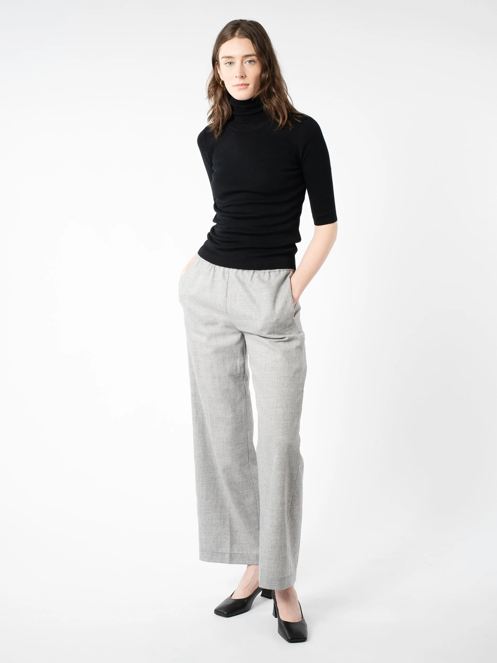 Wool Blend Wide Trousers sold by gravitypope product image thumbnail 2