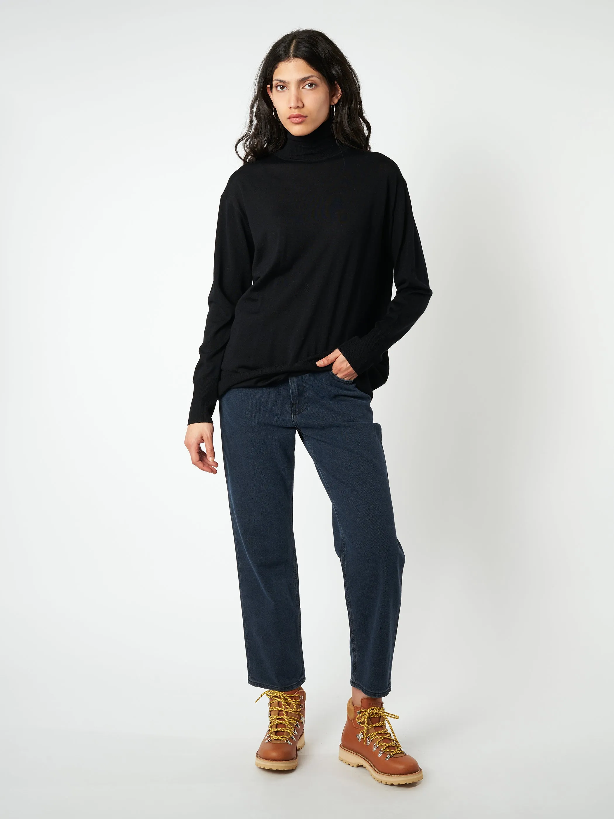 Loose Fit Merino Wool Turtleneck sold by gravitypope product image thumbnail 2