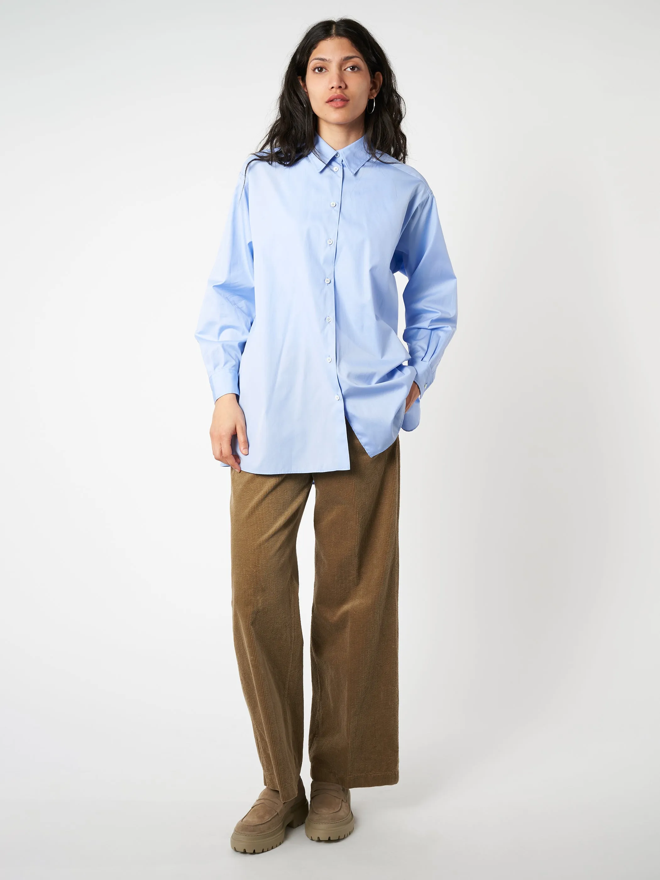 Cotton Poplin Loose Fit Shirt sold by gravitypope product image thumbnail 3