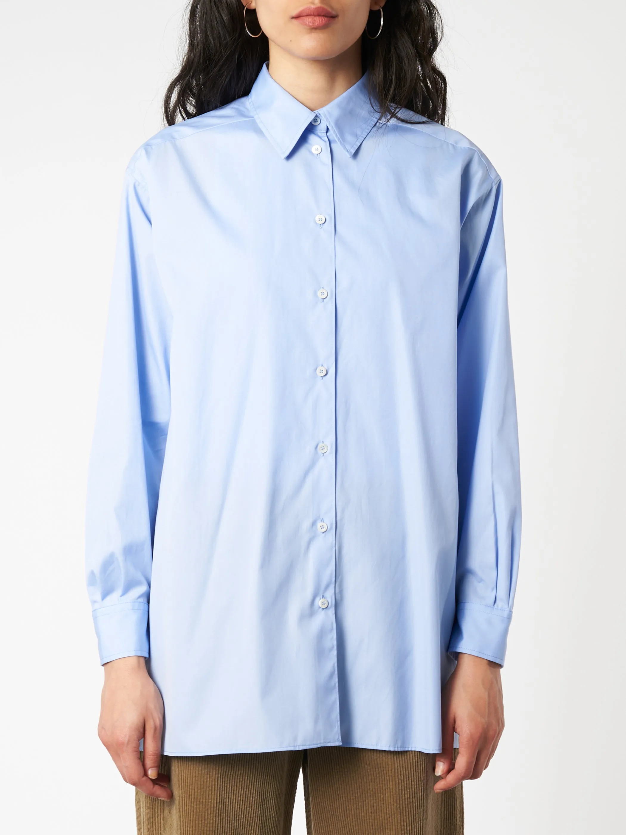 Cotton Poplin Loose Fit Shirt sold by gravitypope