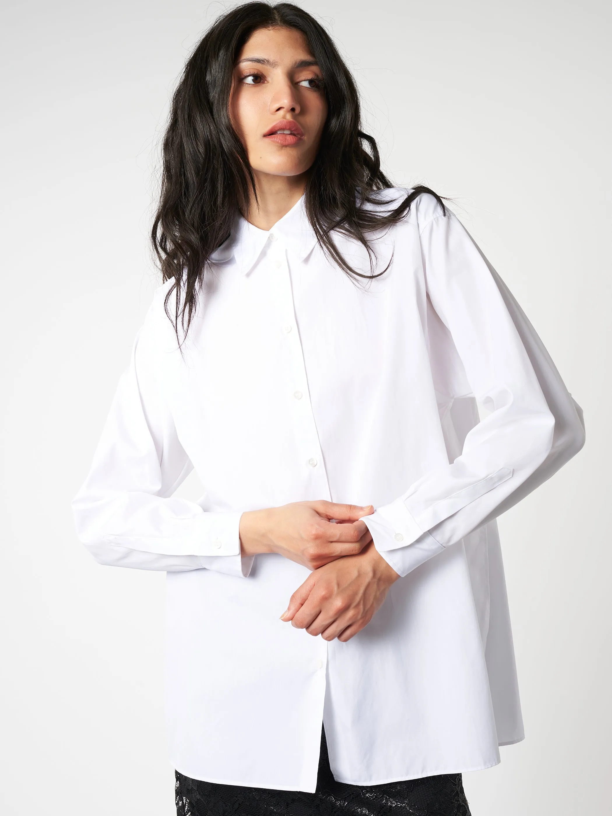 Cotton Poplin Loose Fit Shirt sold by gravitypope product image thumbnail 2